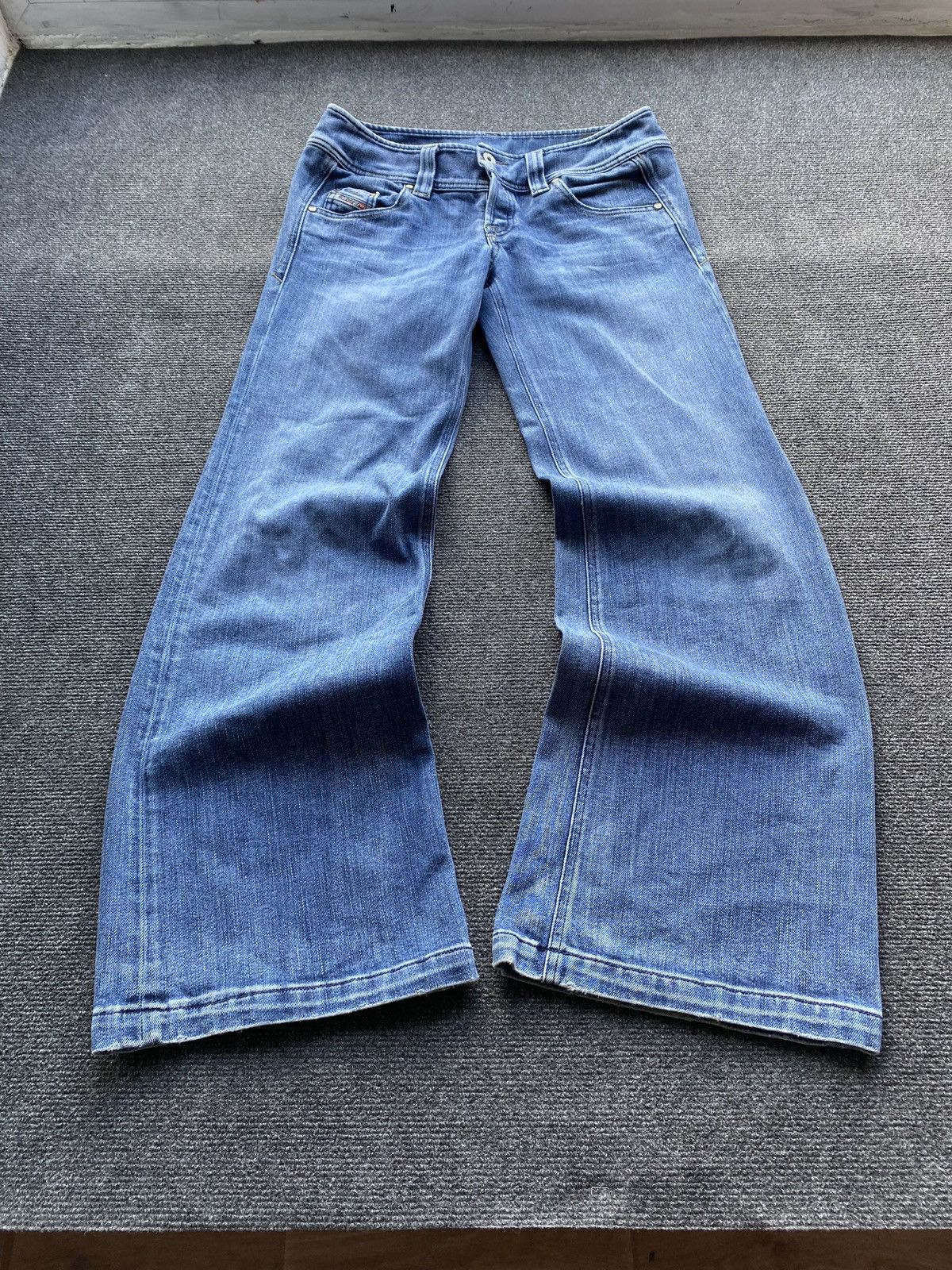 Diesel 🔥Opium Punk Diesel Blue Jeans Bootcut goth emo alt 29 Size 29" - 1 Thumbnail