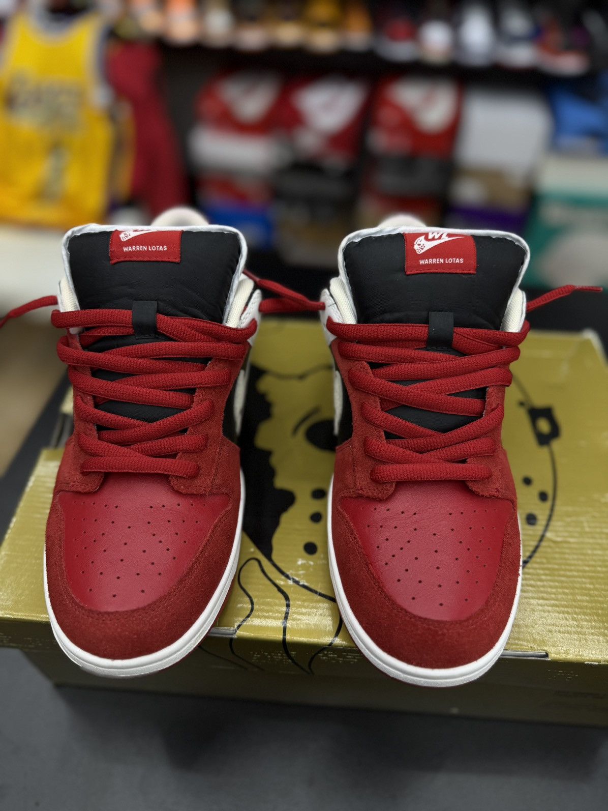 Warren Lotas Warren Lotas Red JASON Dunk Lawsuit Pair 8 Men’s Rare Size US 8 / EU 41 - 7 Thumbnail