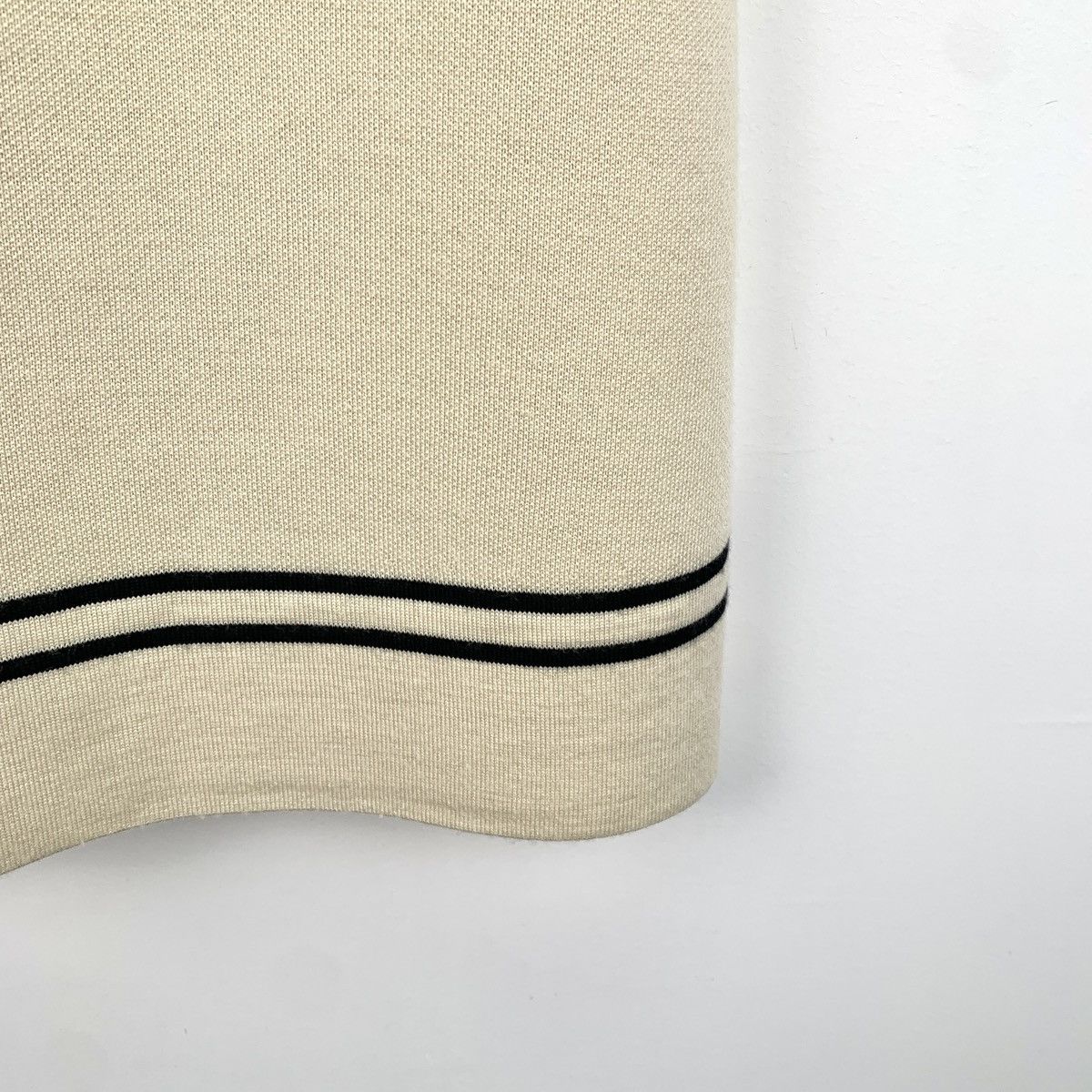 Gucci Gucci Beige Striped Chain Wool Short Sleeve Knit Dress K26WX Size M / US 6-8 / IT 42-44 - 4 Thumbnail
