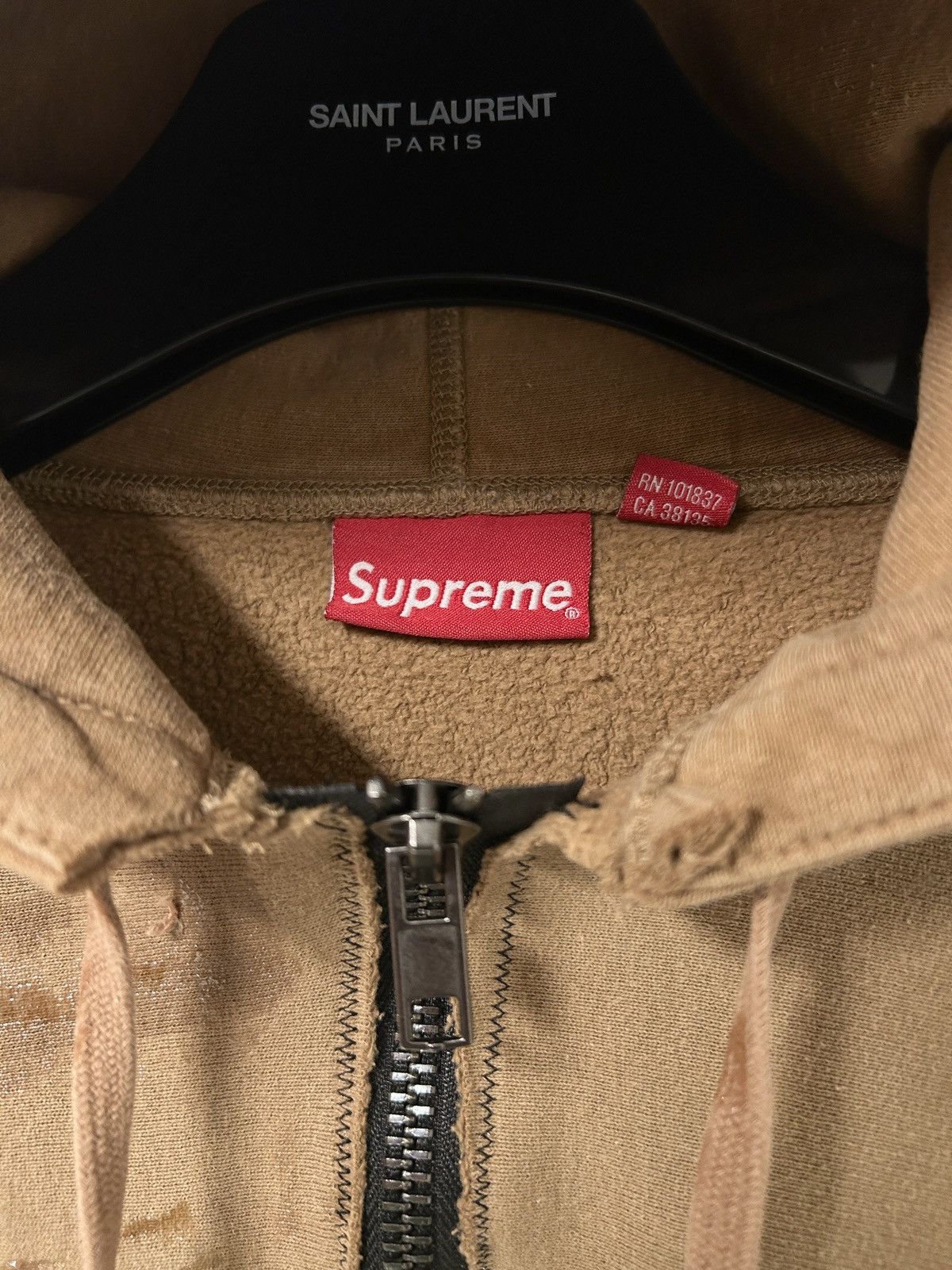 Supreme SS2019 Chenille Zip Hoodie Size US M / EU 48-50 / 2 - 4 Thumbnail
