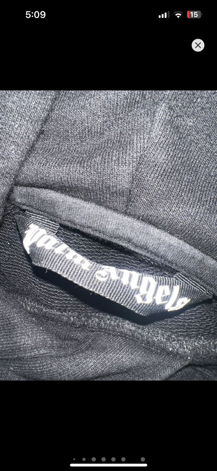 Palm Angels Palm Angels Classic Side Stripe Black Hoodie made in Italy Size US L / EU 52-54 / 3 - 3 Thumbnail