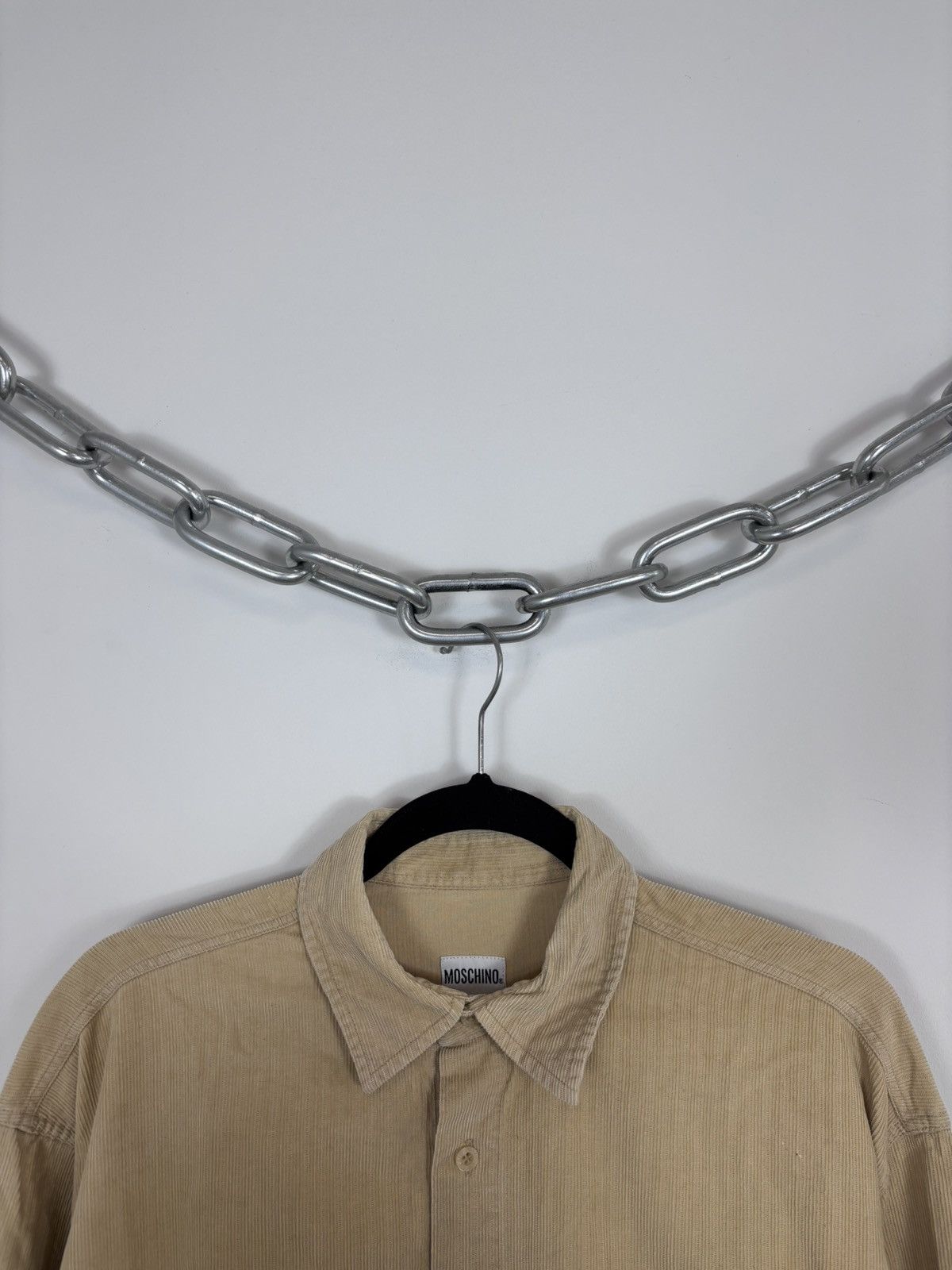 Moschino Vintage 1990s Moschino Jeans Corduroy Long Sleeve Shirt Size US M / EU 48-50 / 2 - 3 Thumbnail