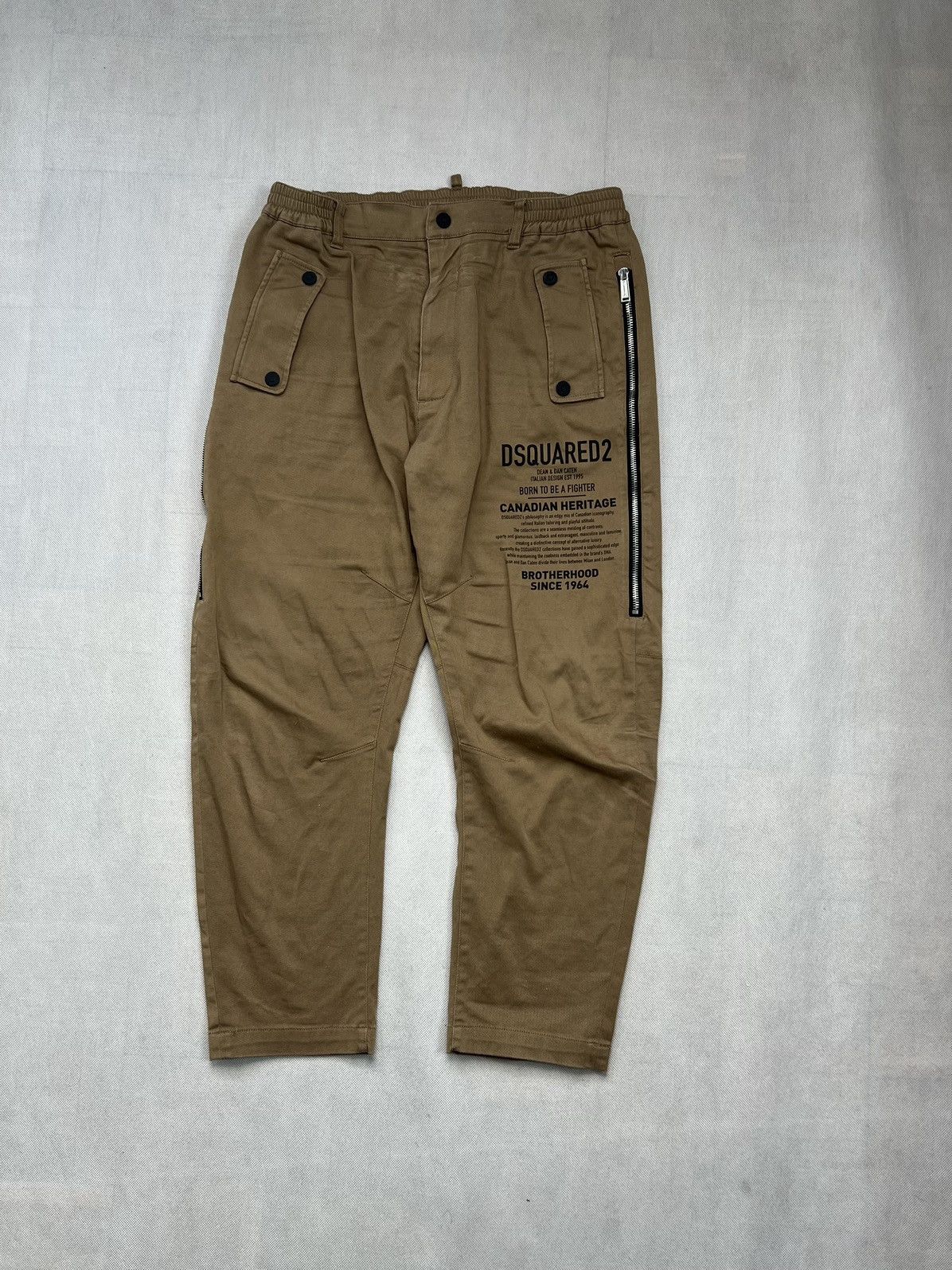 Dsquared2 Pants Dsquared2 Canadian Heritage Big Logo Luxury Zip Size US 32 / EU 48 - 1 Thumbnail