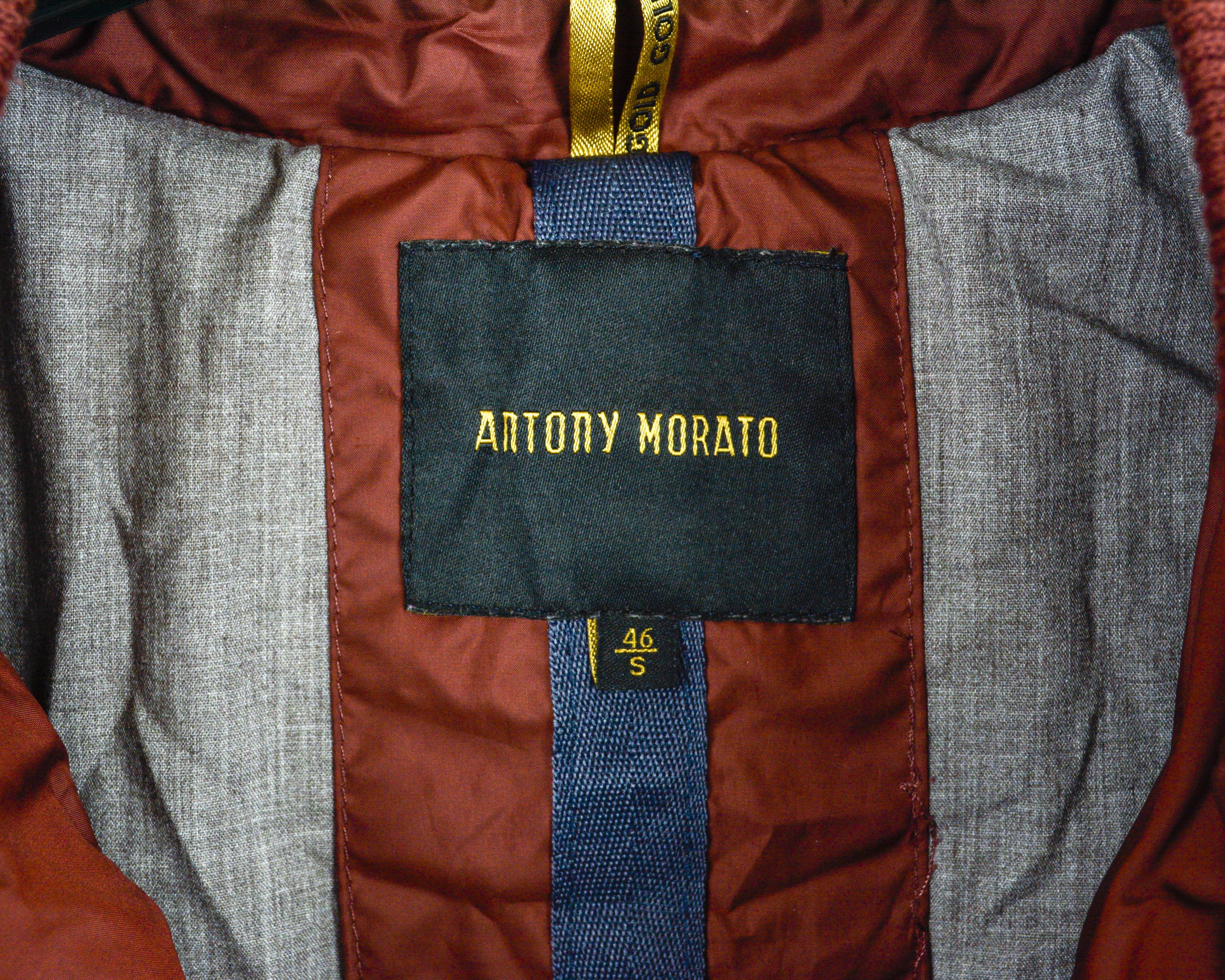 Antony Morato Gold Men S 46 Puffer Padded Jacket Coat Bomber insulated Size US S / EU 44-46 / 1 - 3 Thumbnail