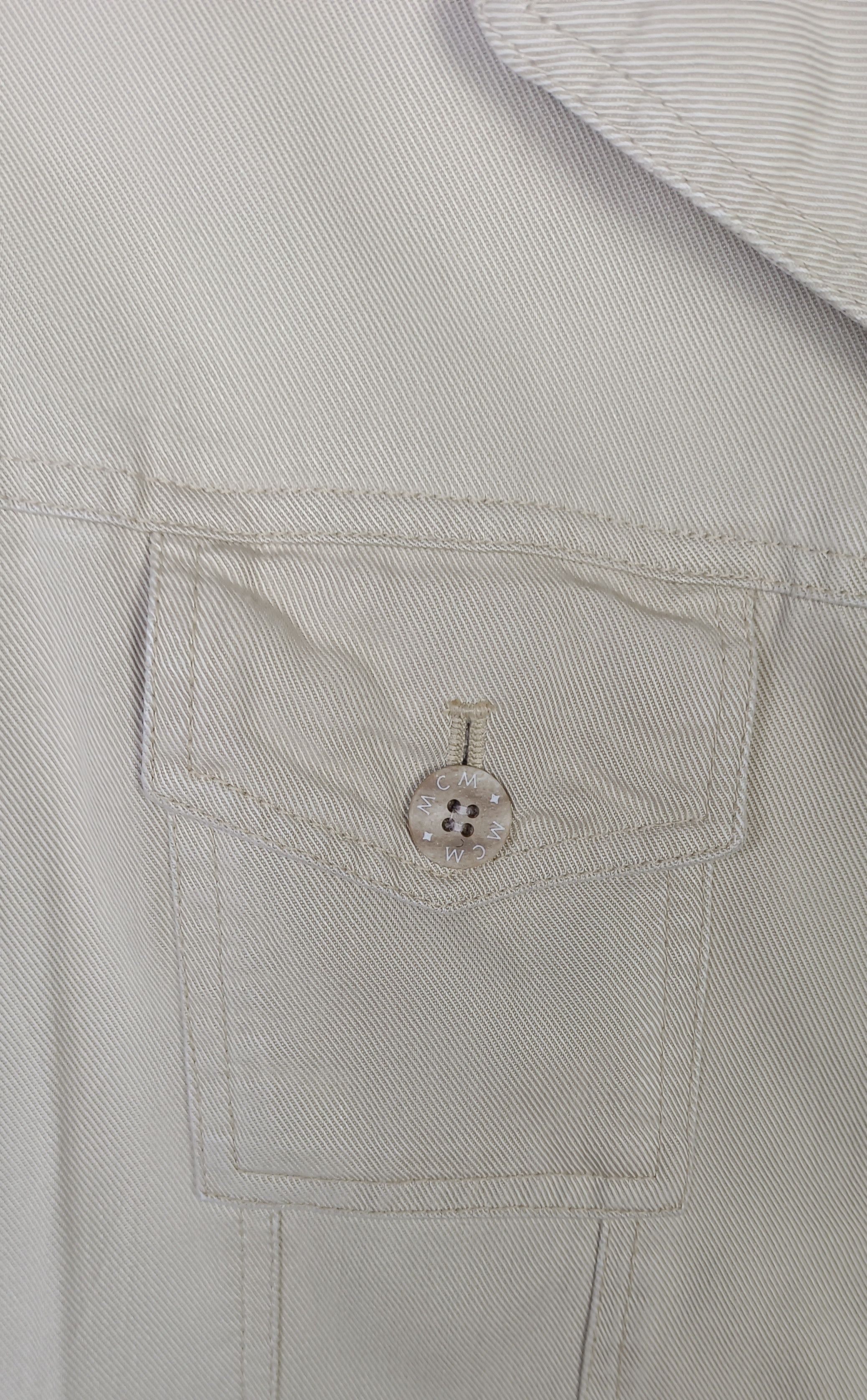 MCM MCM Legere Embroidered Logo Trucker Jacket Size M / US 6-8 / IT 42-44 - 9 Thumbnail