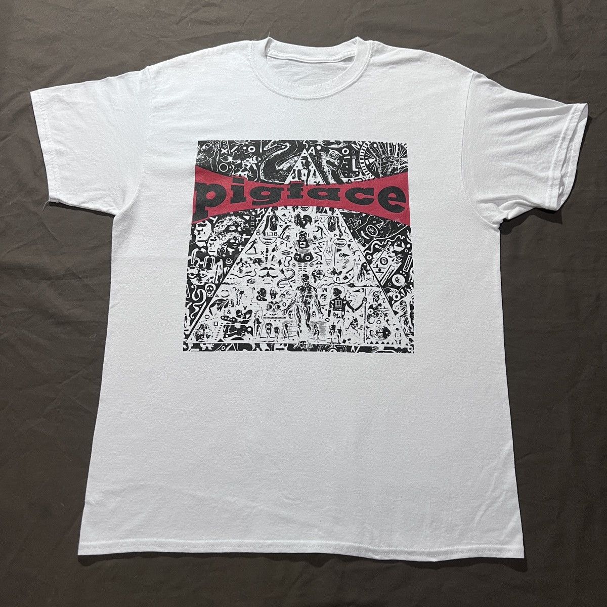 Band Tees Vintage Y2K Pigface Tour Tee Industrial rock Martin Atkins Size US L / EU 52-54 / 3 - 2 Thumbnail