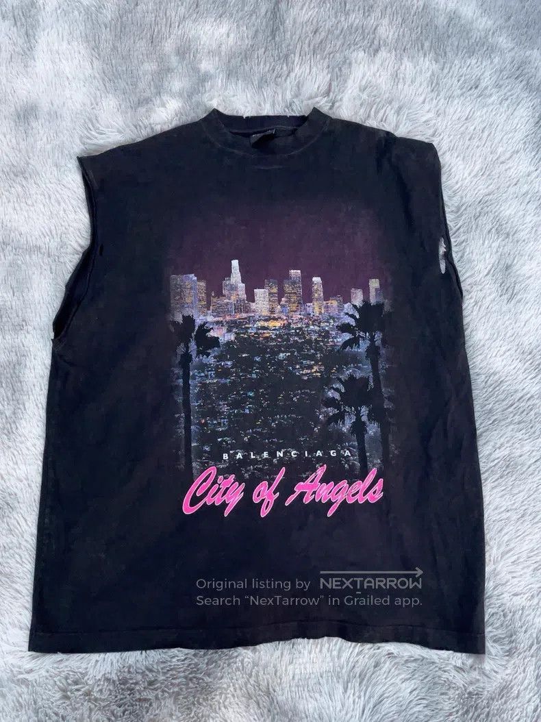 Balenciaga Balenciaga City of Angels Los Angeles Night Scene Vest Sle Size US S / EU 44-46 / 1 - 1 Thumbnail