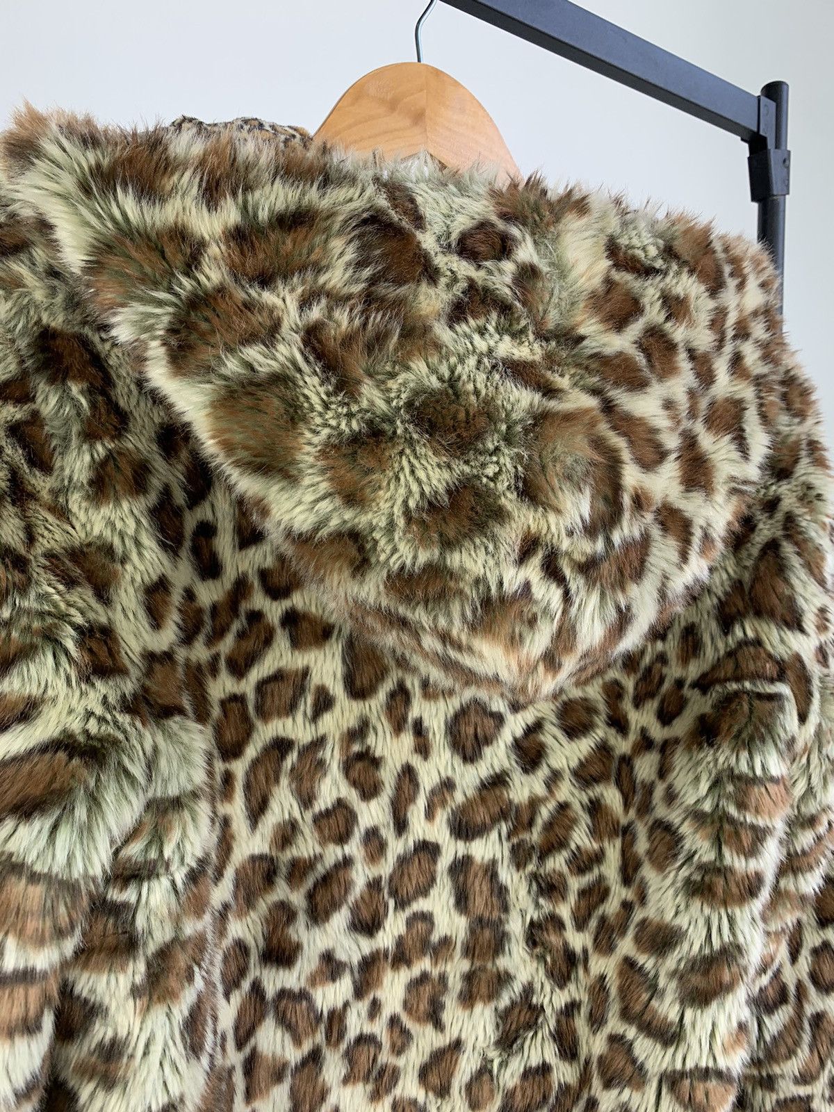 Japanese Brand Sunaokawahara Leopard Print Fur Hoodie Size US M / EU 48-50 / 2 - 5 Thumbnail