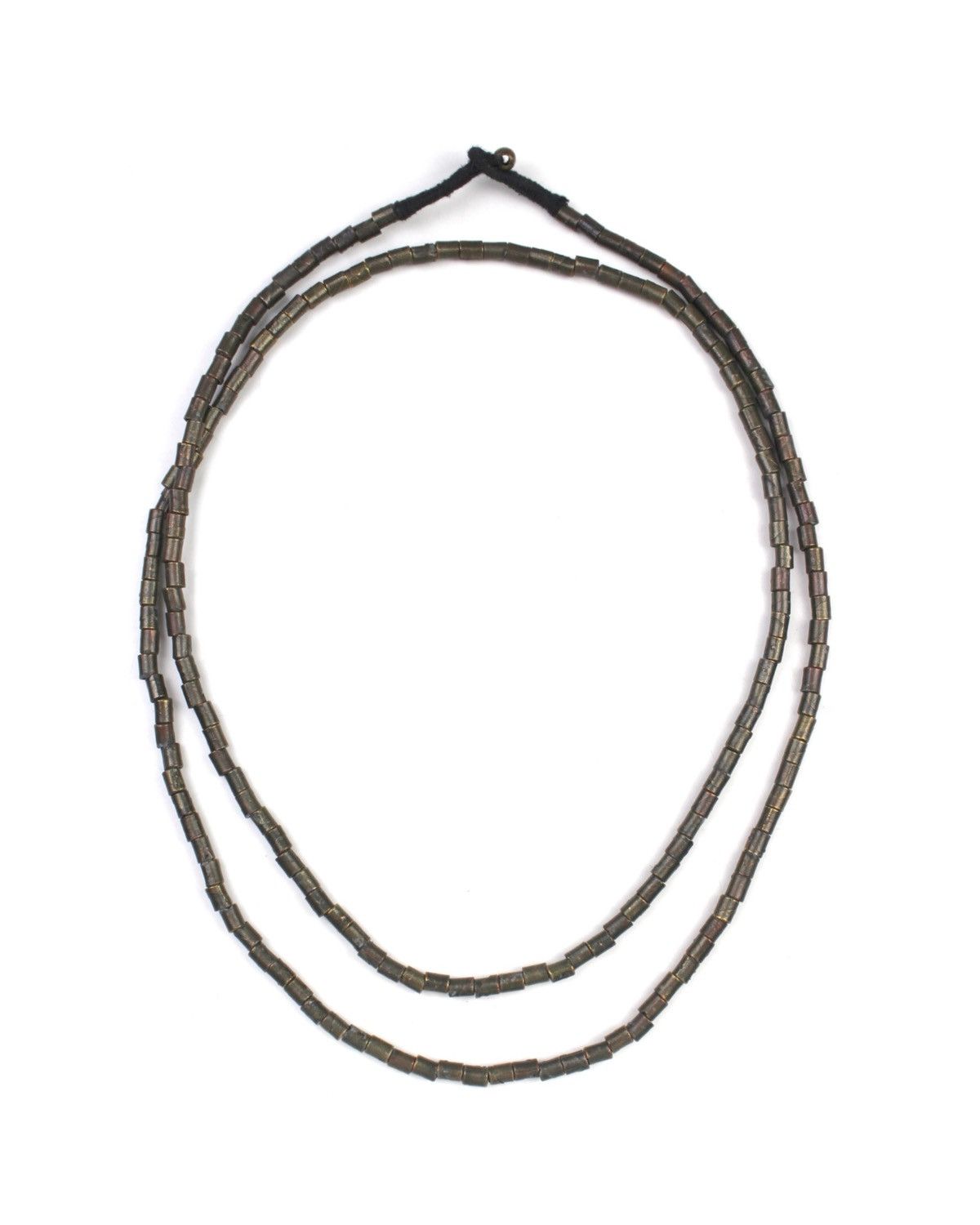 If Six Was Nine 1990S JAPANESE MADE BRASS CYLINDER BEAD NECKLACE Size ONE SIZE - 1 Thumbnail