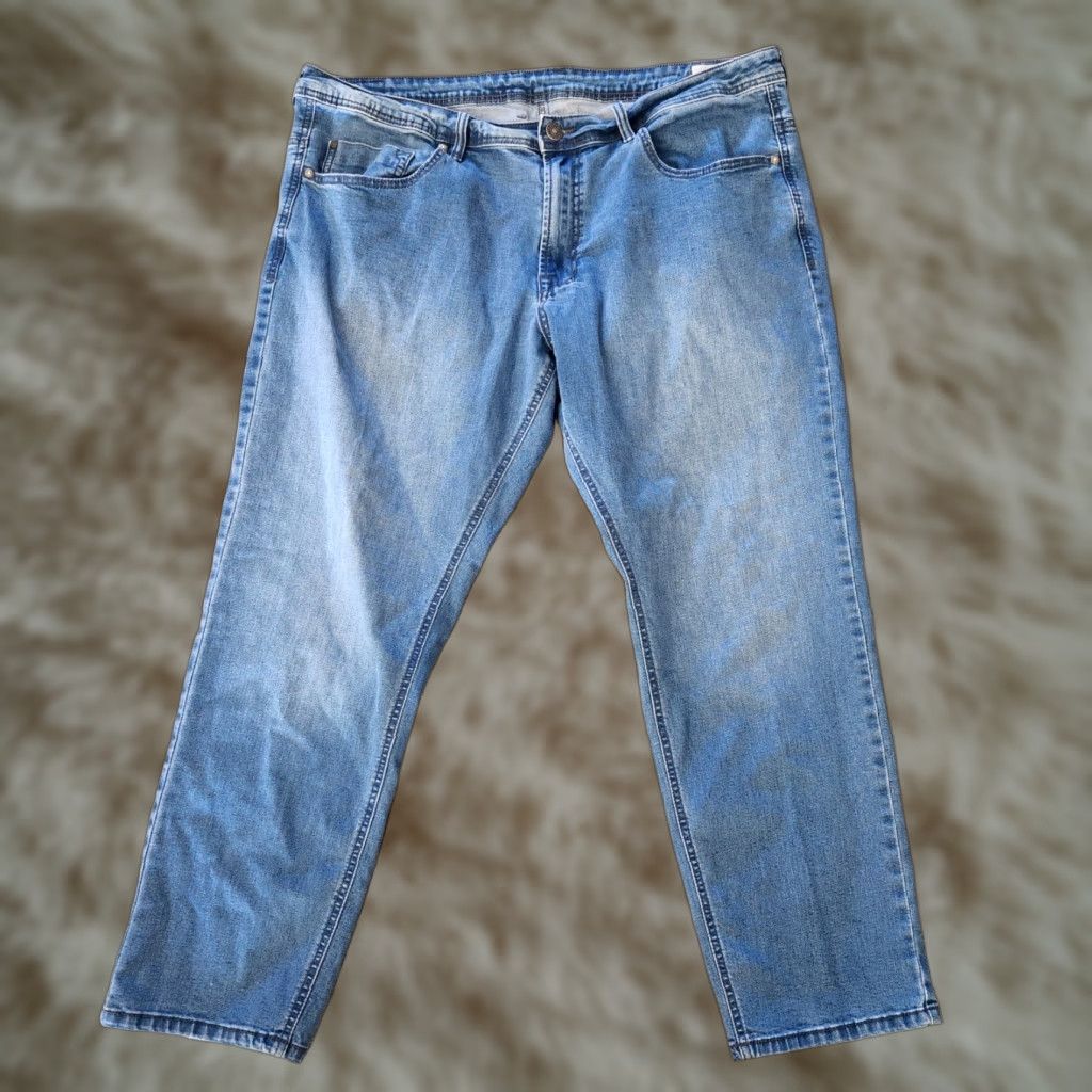 Buffalo David Bitton Buffalo David Bitton Jeans Men's 40 x 29 Axel Slim Straight Blue Stretch Denim Size US 40 / EU 56 - 1 Thumbnail