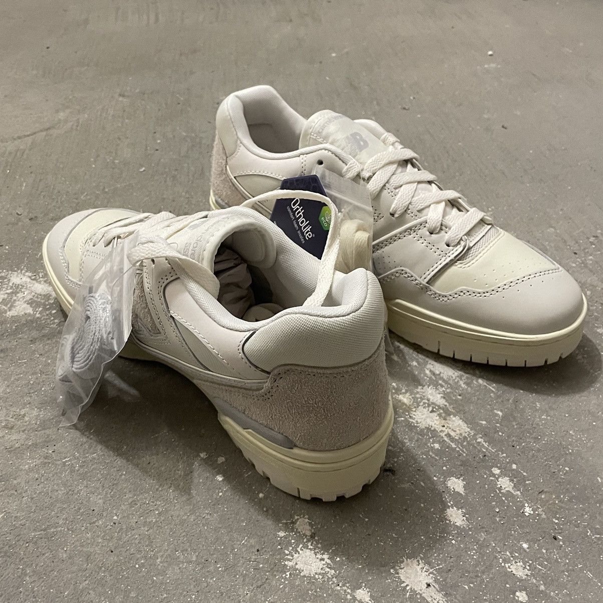 Aime Leon Dore × New Balance ALD x NB550 White Beige Suede [NOS] Size US 10 / EU 43 - 3 Thumbnail
