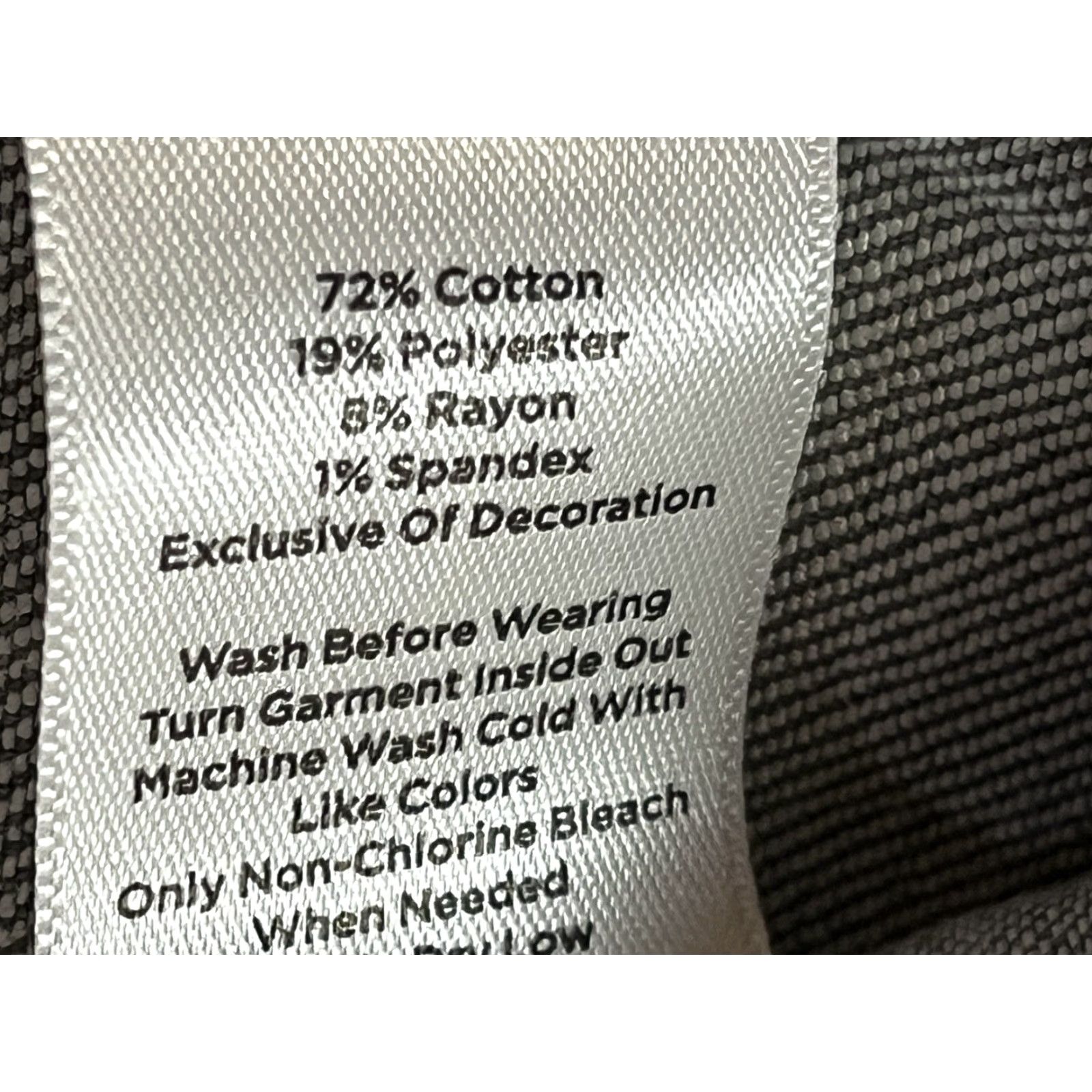 Talbots Talbots Plus Size 22W Gray Straight Jeans with Buffalo Check Cuffs - Womens Size 40" / US 18 - 7 Thumbnail