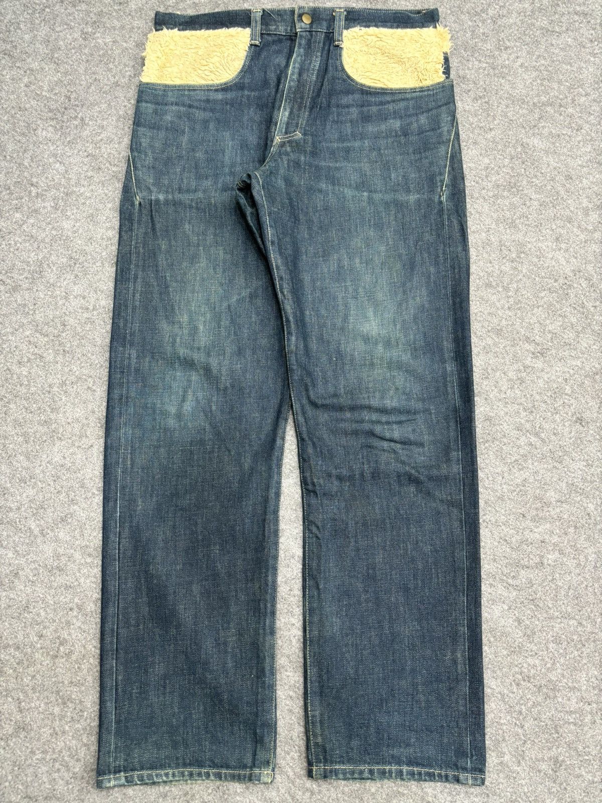 Japanese Brand 💥BAGGY💥DOARAT Japan Two Tones BAGGY Denim F556 Size US 32 / EU 48 - 21 Thumbnail