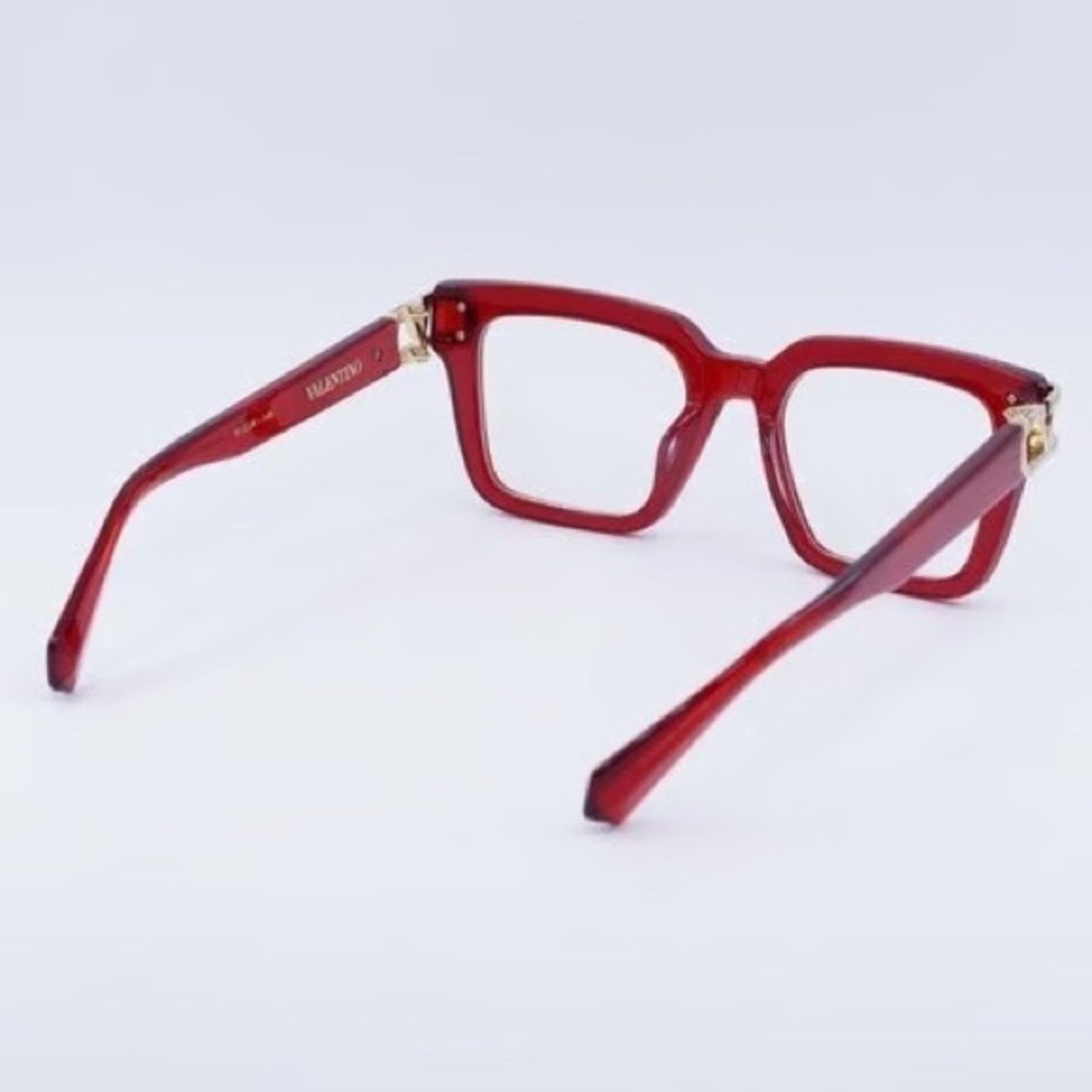 Valentino New! Valentino Red and Women Glasses SIDE VLX 131B Authentic Size ONE SIZE - 10 Thumbnail