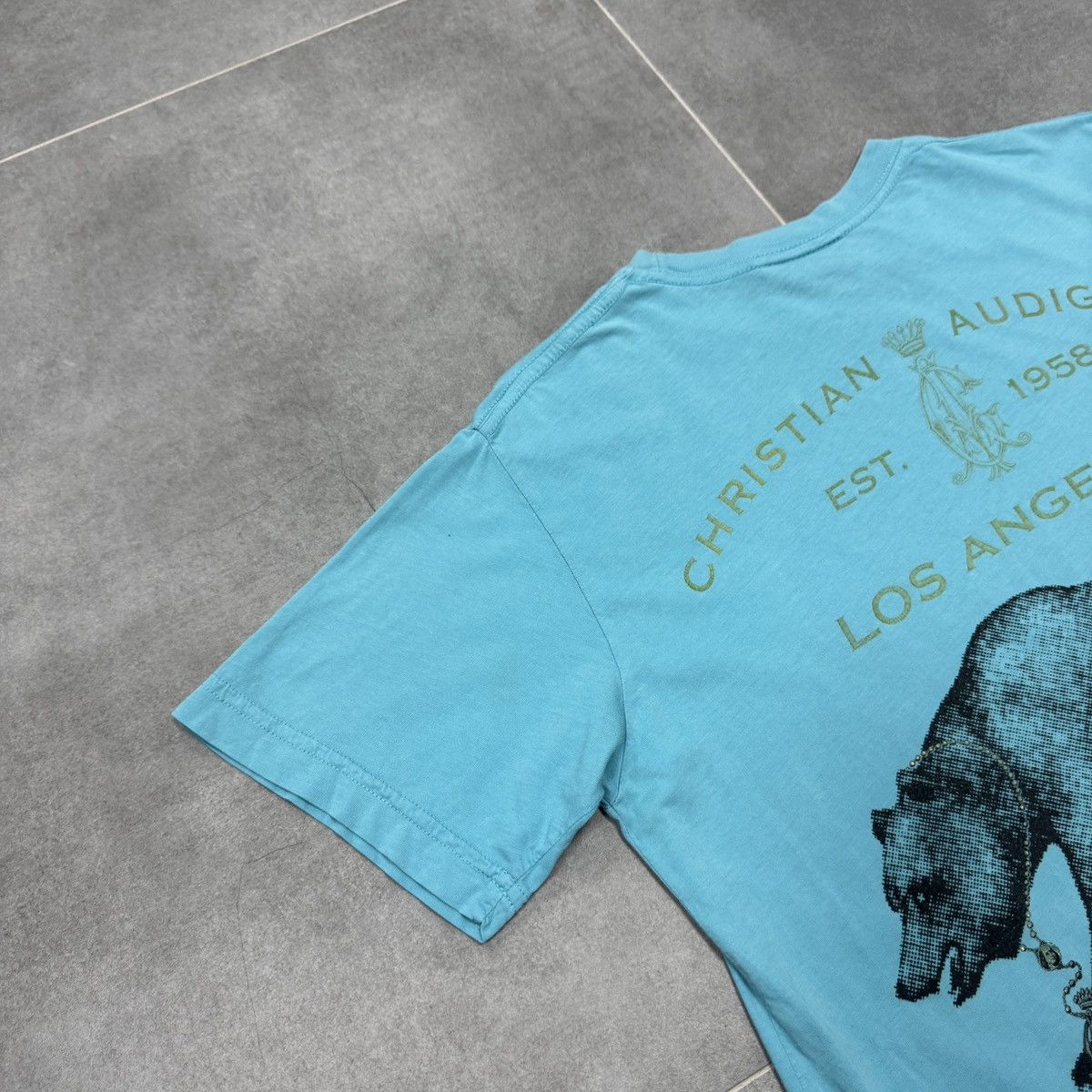 Christian Audigier × Ed Hardy Christian Audigier Los Angeles Bears Y2K Hip Hop Rap T-Shirt Size US S / EU 44-46 / 1 - 14 Thumbnail