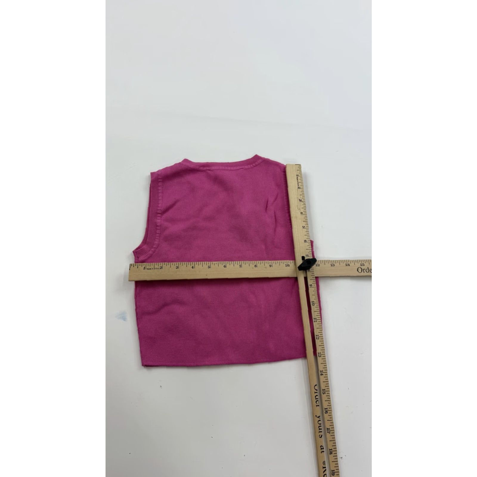 Zara Zara Tank Top Womens Medium Pink Sleeveless Ribbed Cropped Knit Basic Summer Size M / US 6-8 / IT 42-44 - 4 Thumbnail