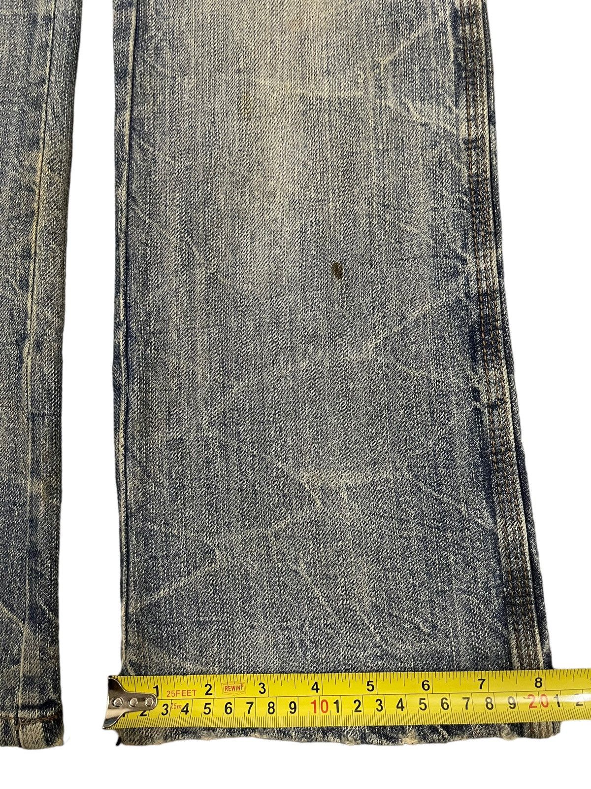 14th Addiction Vintage Japanese Brand Mud Wash Style Loose Jeans Size US 30 / EU 46 - 14 Thumbnail