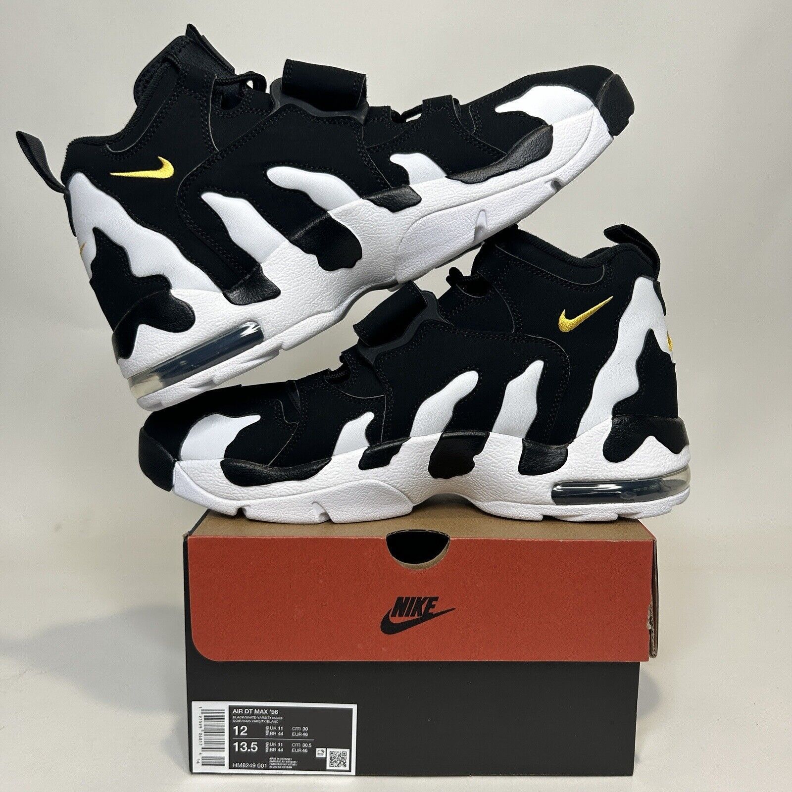Nike Nike Air DT Max '96 “Black Varsity Maize/Deion Sanders” 2024 Size US 12 / EU 45 - 3 Thumbnail