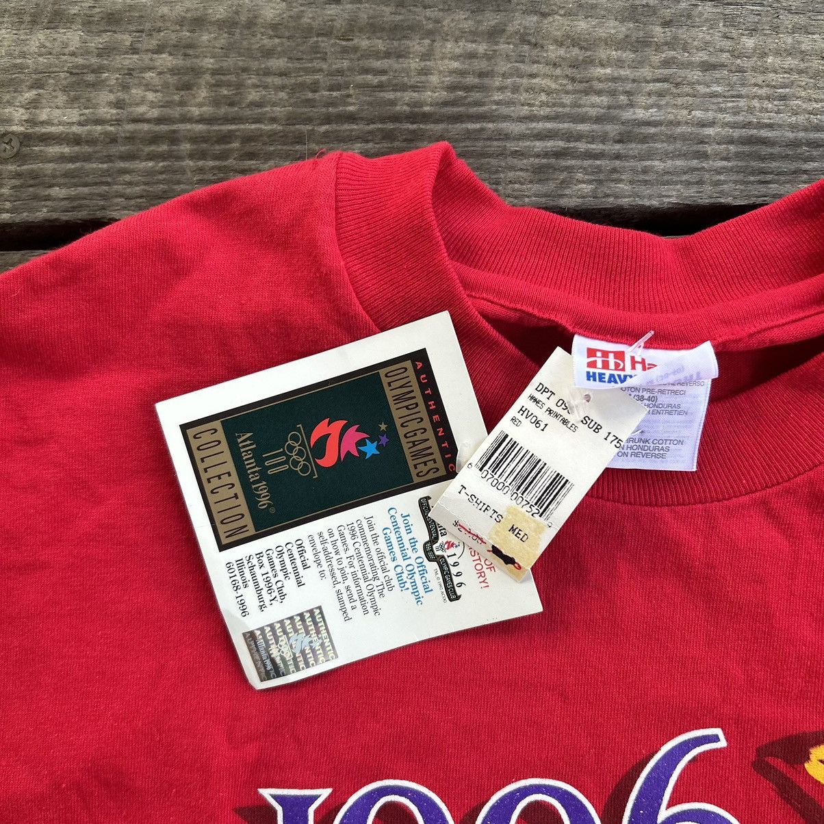 Vintage Vintage DS 1996 Atlanta Olympics Torch Relay Coca-Cola Shirt Size US M / EU 48-50 / 2 - 3 Thumbnail