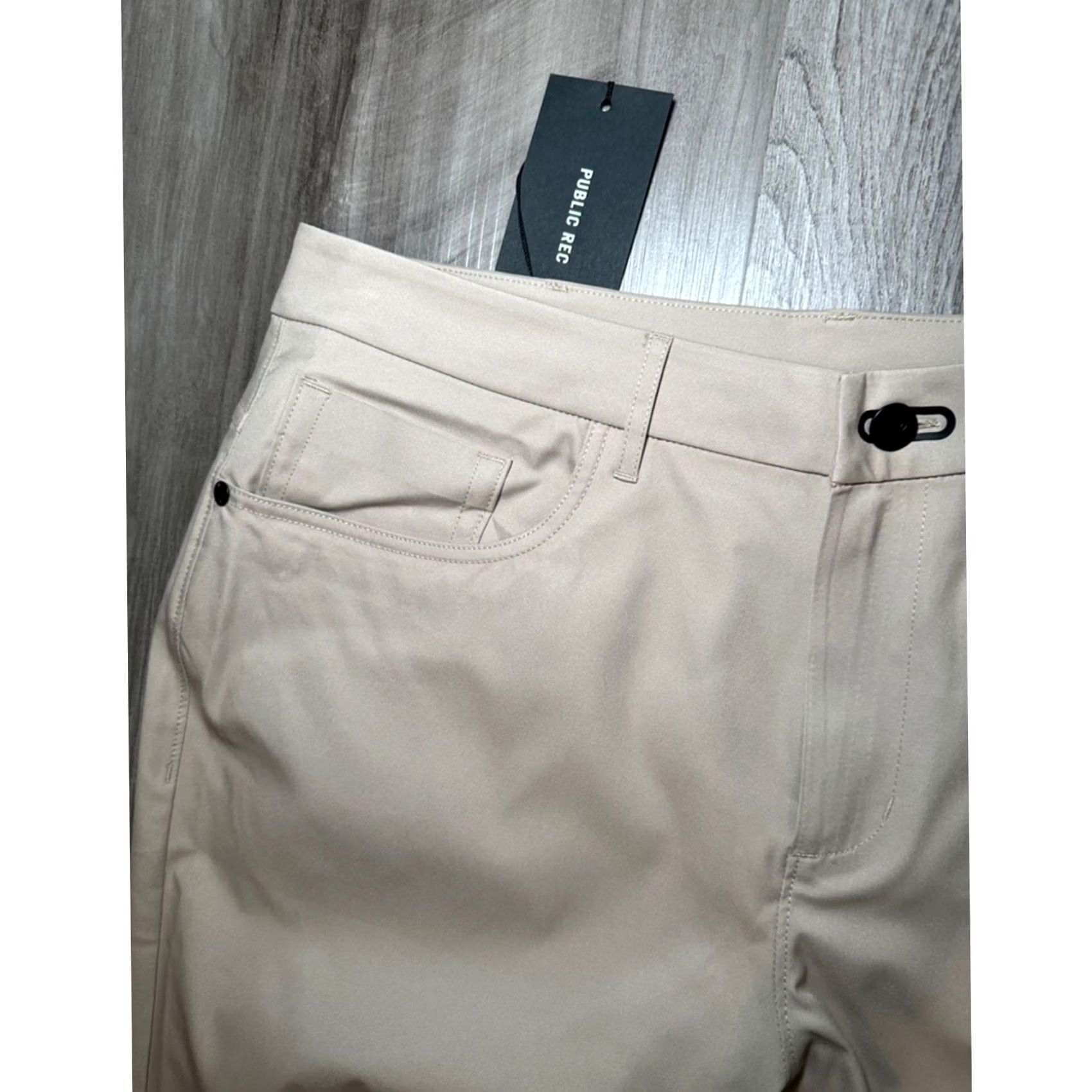 Vintage Public Rec Tan Chino Pants - 33 Regular Mens Size US 33 - 5 Thumbnail