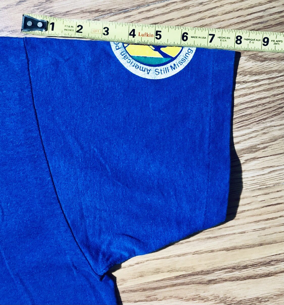 Vintage Vintage Stedman Large Vietnam POW T-Shirt Blue US Made Crew Size US M / EU 48-50 / 2 - 7 Thumbnail