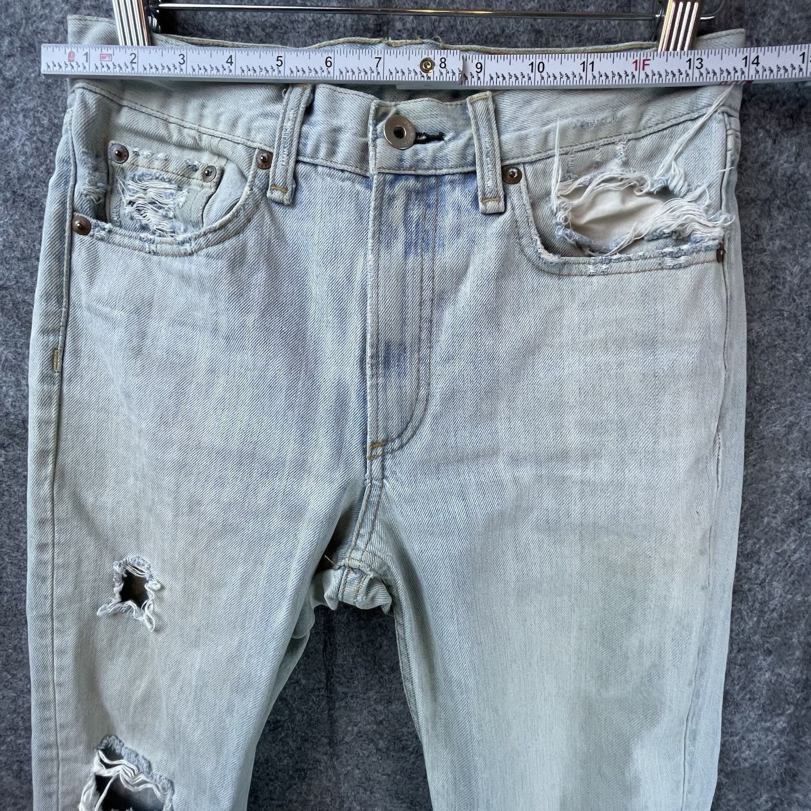 Rag & Bone Rag & Bone Jeans Womens 24 Marilyn Union Pool Crop Destroyed Size 24" / US 00 / IT 34 - 9 Thumbnail