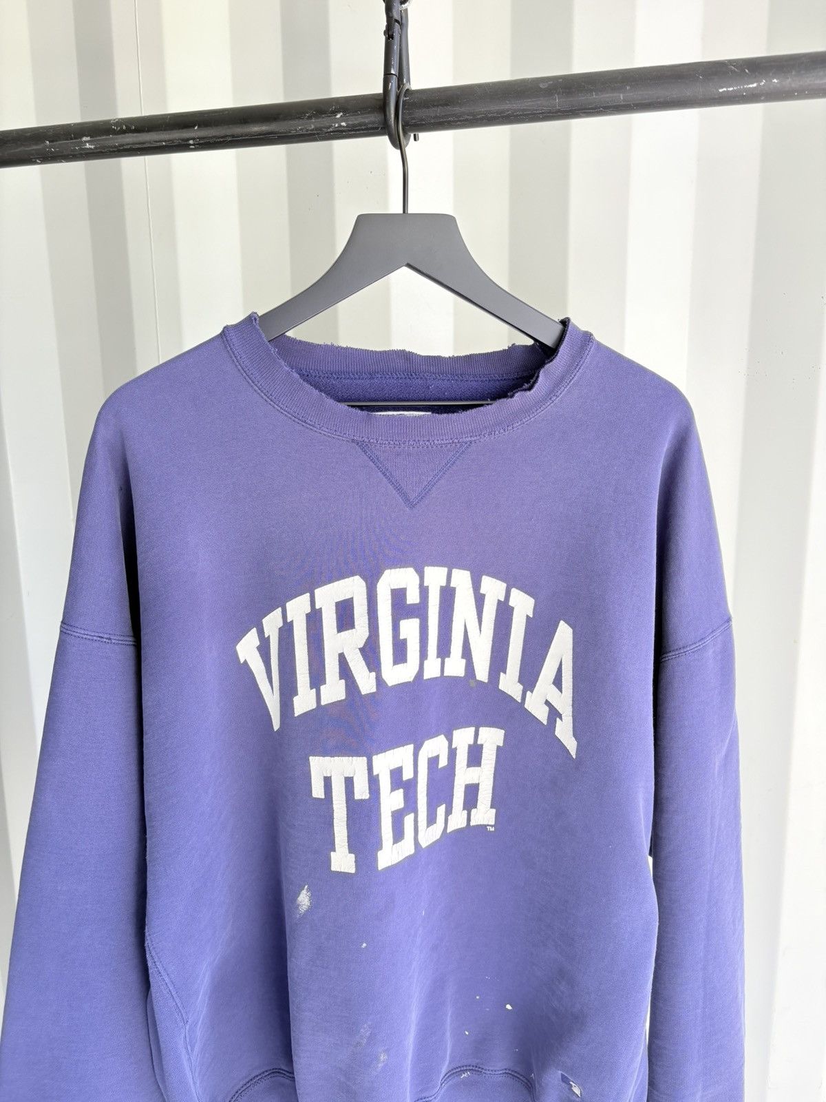 Vintage Vintage Virginia Tech Thrashed Sun Faded Hoodie ERD Grunge Size US XXL / EU 58 / 5 - 5 Thumbnail