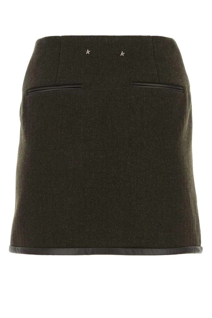 Golden Goose o1y0825 Mini Skirt in Military Green Size 27" / US 4 / IT 40 - 2 Thumbnail
