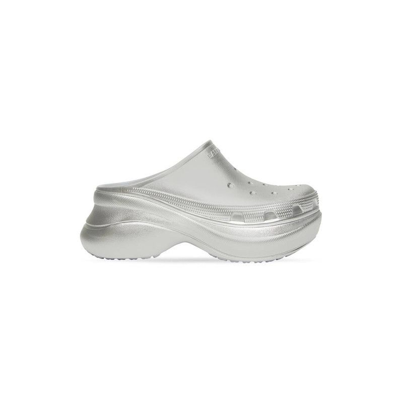 Balenciaga × Crocs o1tr1nto0426 Crocs™ Mule in Silver Size US 11 / IT 41 - 1 Thumbnail