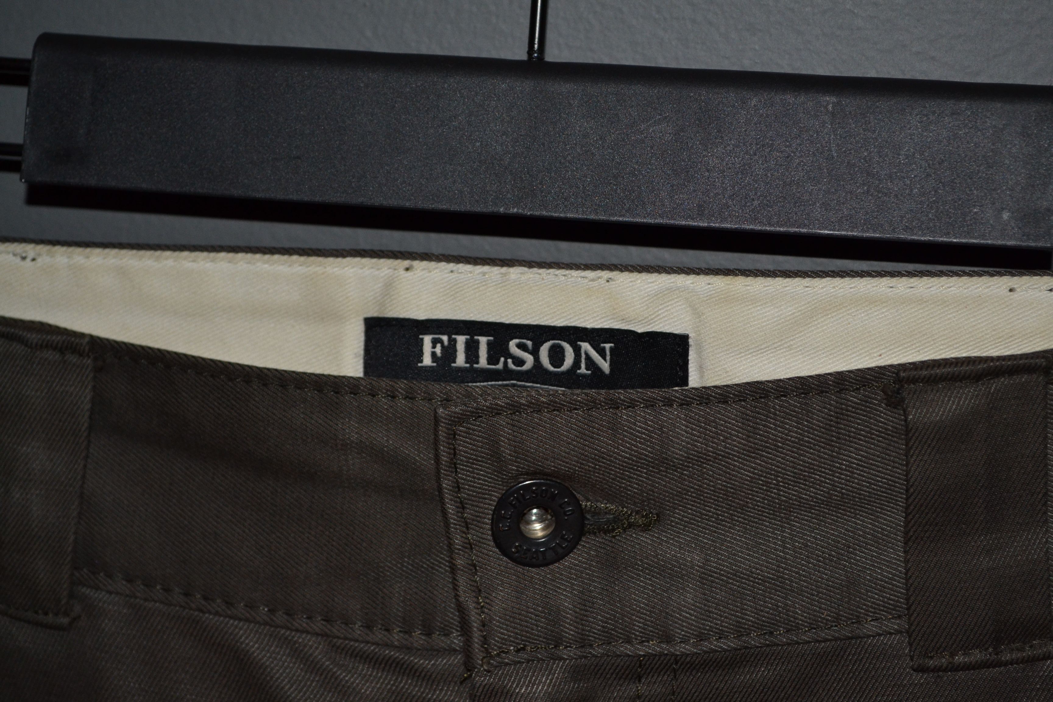 Filson Filson Bremerton Work Pant Olive Army Water Resistant 32 Size US 32 / EU 48 - 3 Thumbnail