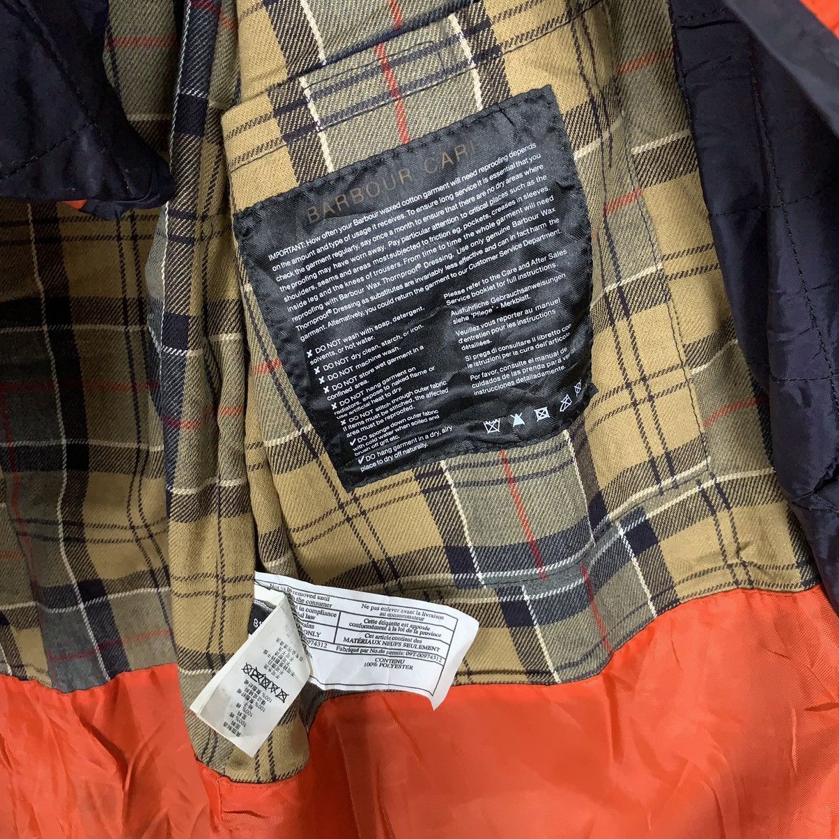 Barbour × Vintage Vintage Luxury Brand Barbour Jack Spade Tartan Light Jacket Size US S / EU 44-46 / 1 - 16 Thumbnail