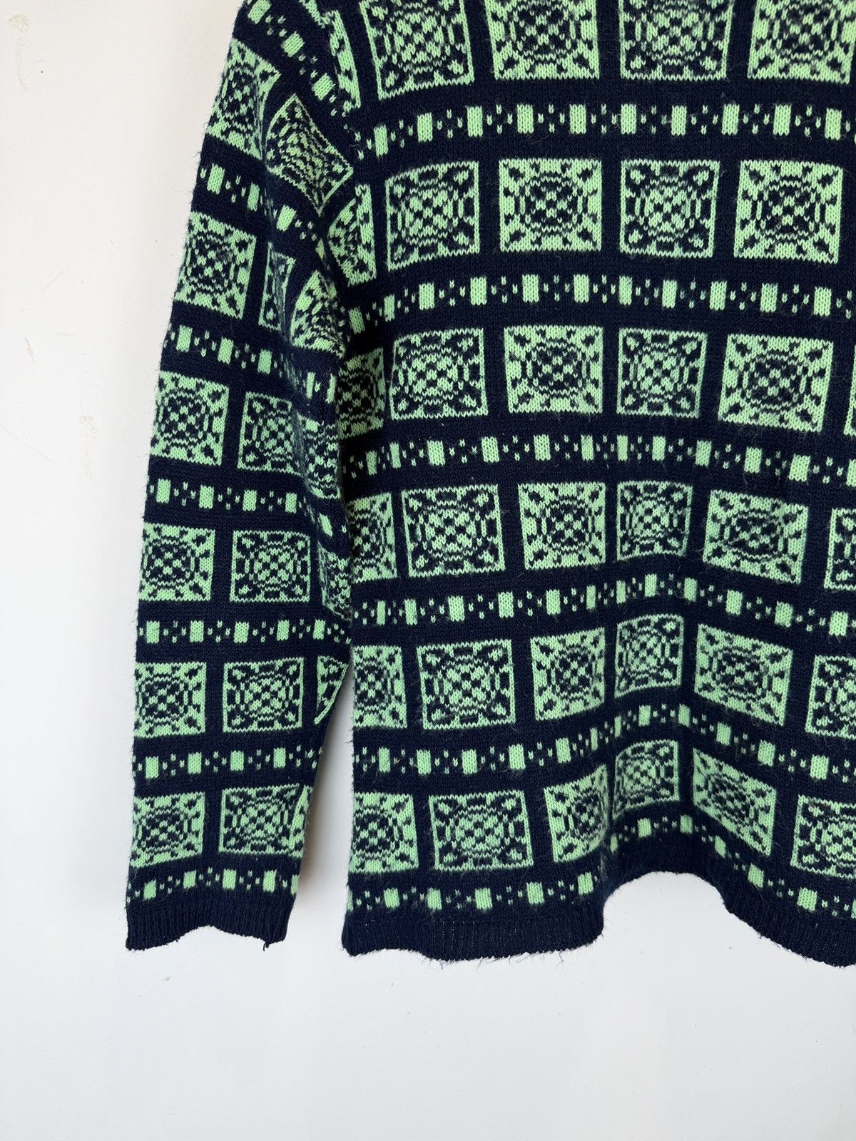 Vintage Vintage Bronte Geometric Knit Sweater Jumper Retro Grunge Size S / US 4 / IT 40 - 5 Thumbnail