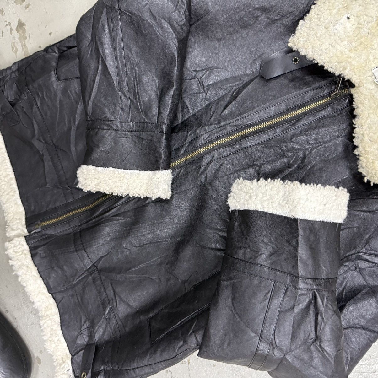 Alpha Industries Emi+ Alpha Industries B-3 Faux Leather Style Bomber Jacket Size US M / EU 48-50 / 2 - 7 Thumbnail