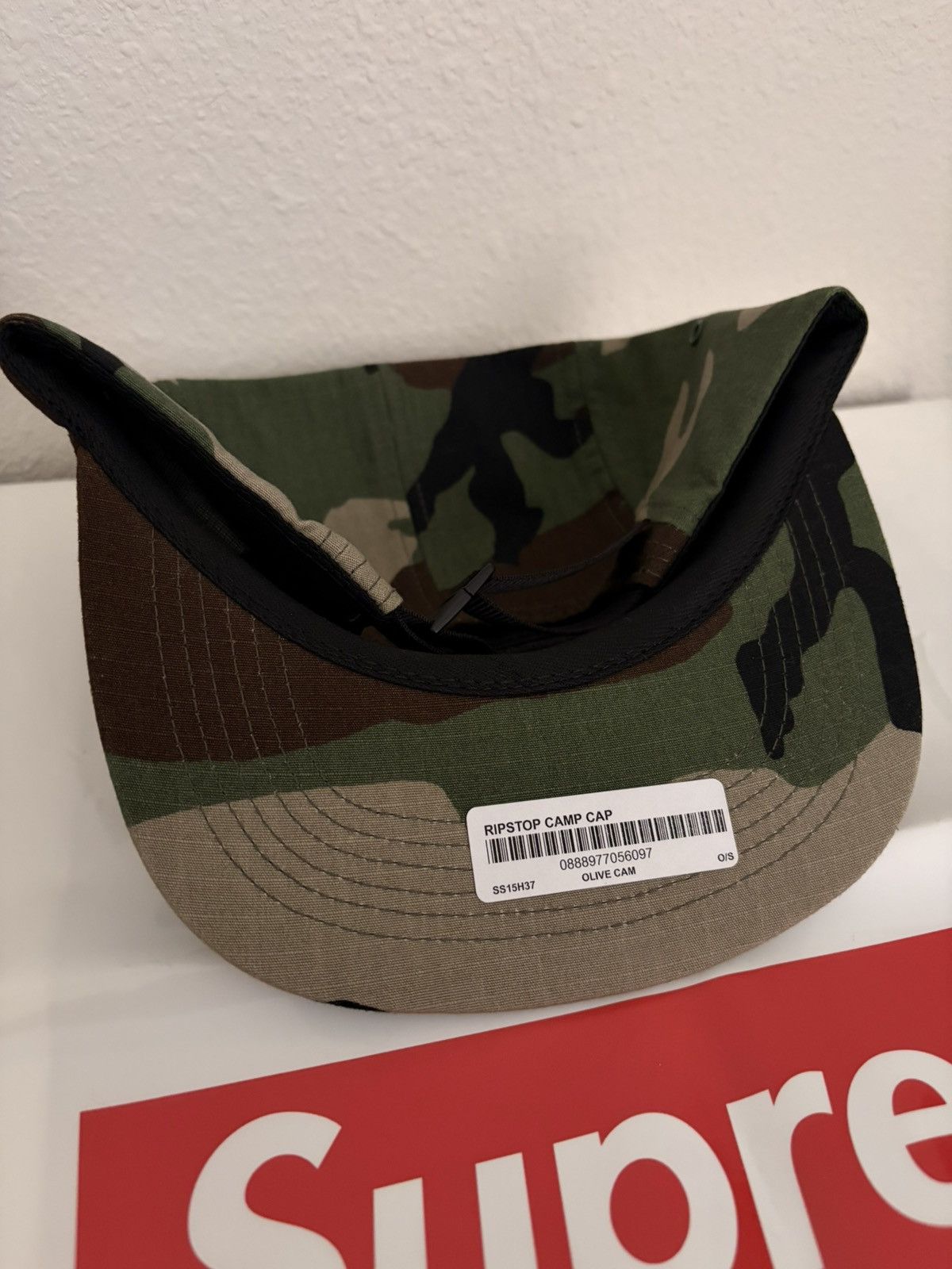 Supreme Supreme Ripstop Camo cap Size ONE SIZE - 5 Thumbnail