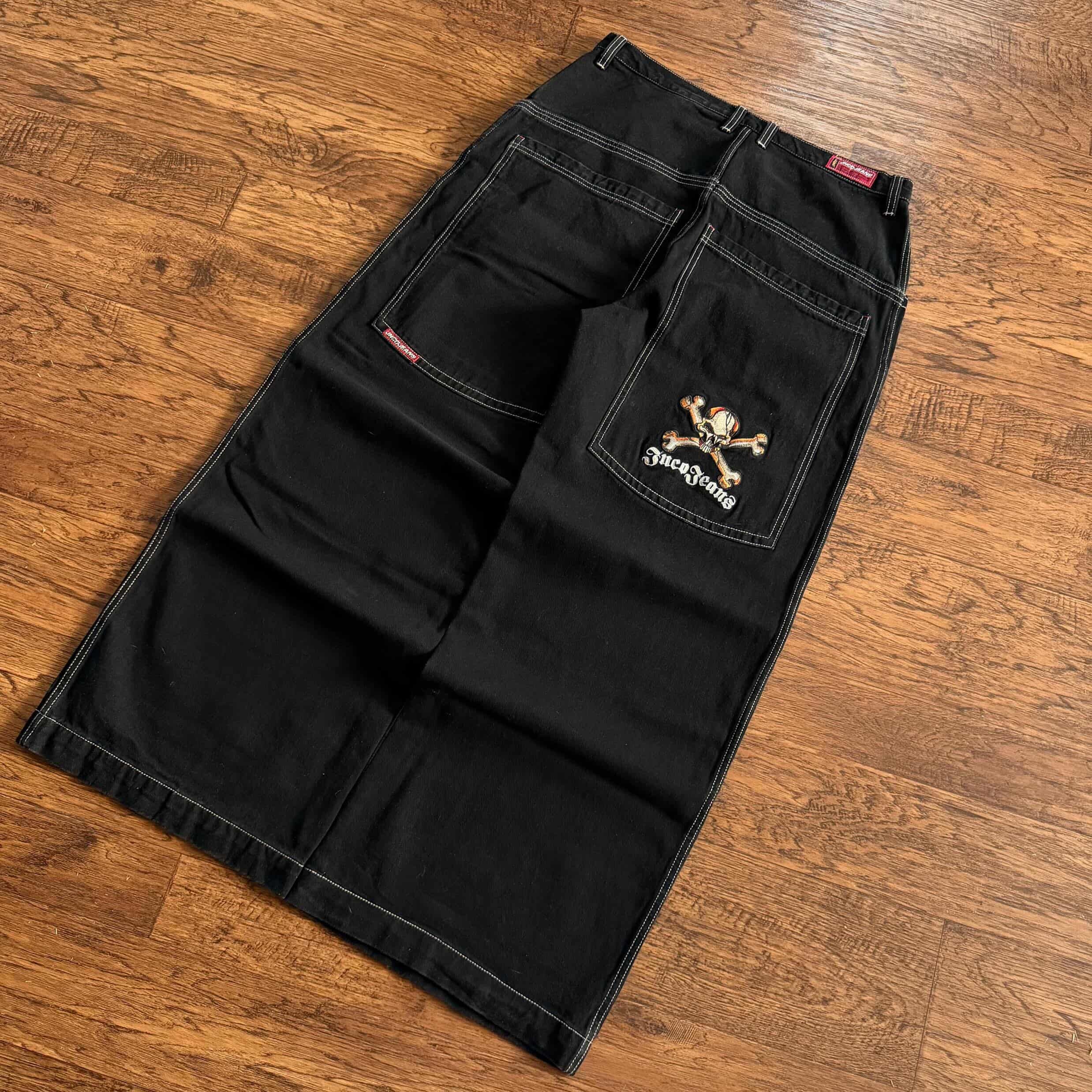 JNCO JNCO Jeans Skull & Crossbones Baggy Size US 34 / EU 50 - 2 Thumbnail