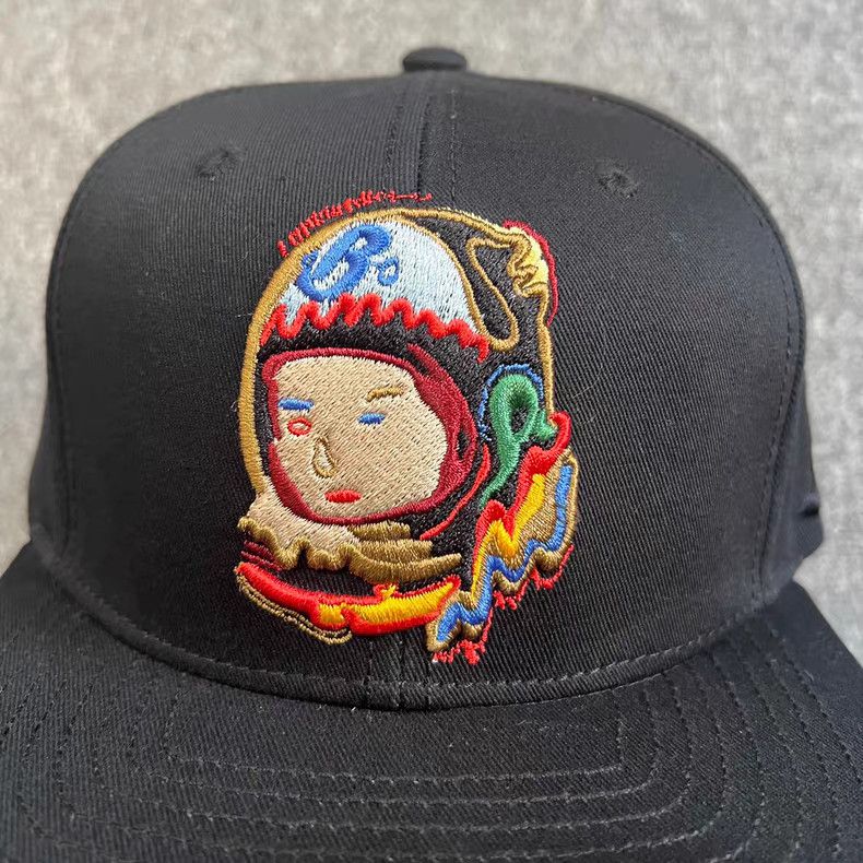 Billionaire Boys Club Embroidered Astronaut Helmet Flat Brim Baseball Cap Q7 Size ONE SIZE - 7 Thumbnail