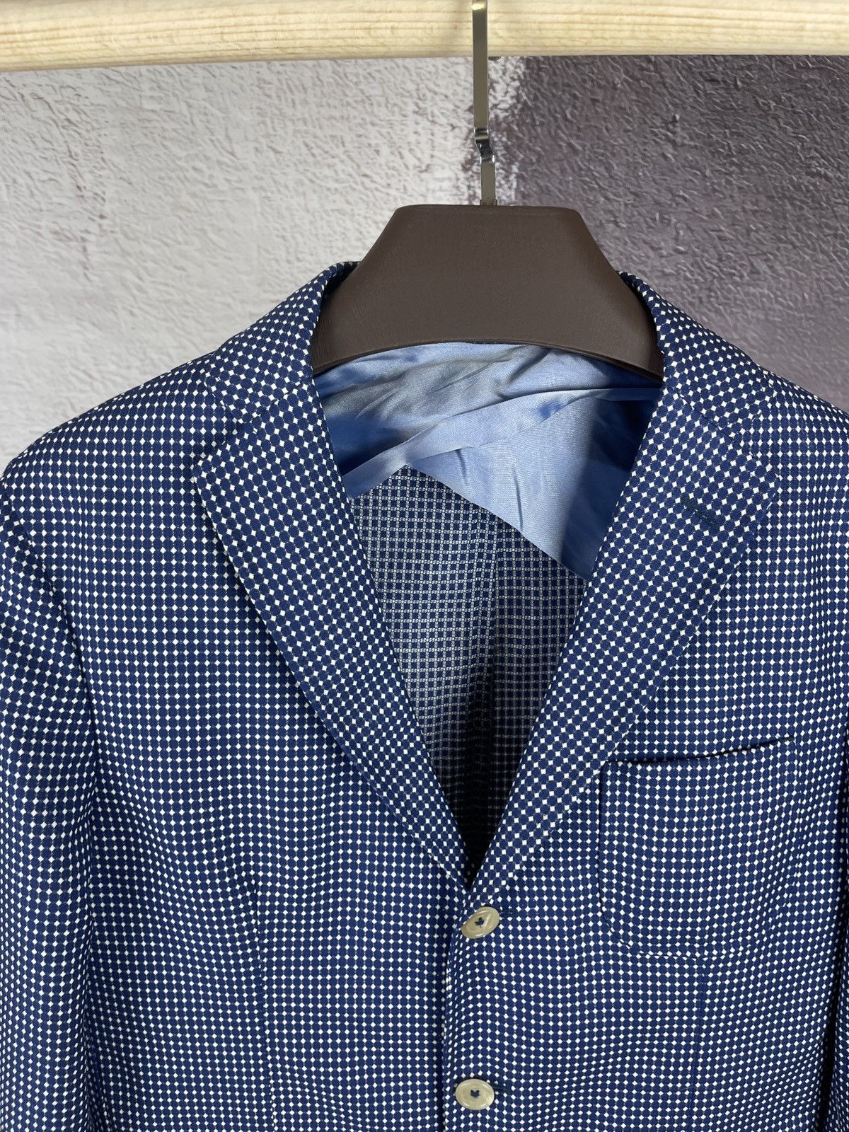 Paoloni Paoloni wool linen 3 button unlined blazer 3 button Size 40R - 7 Thumbnail