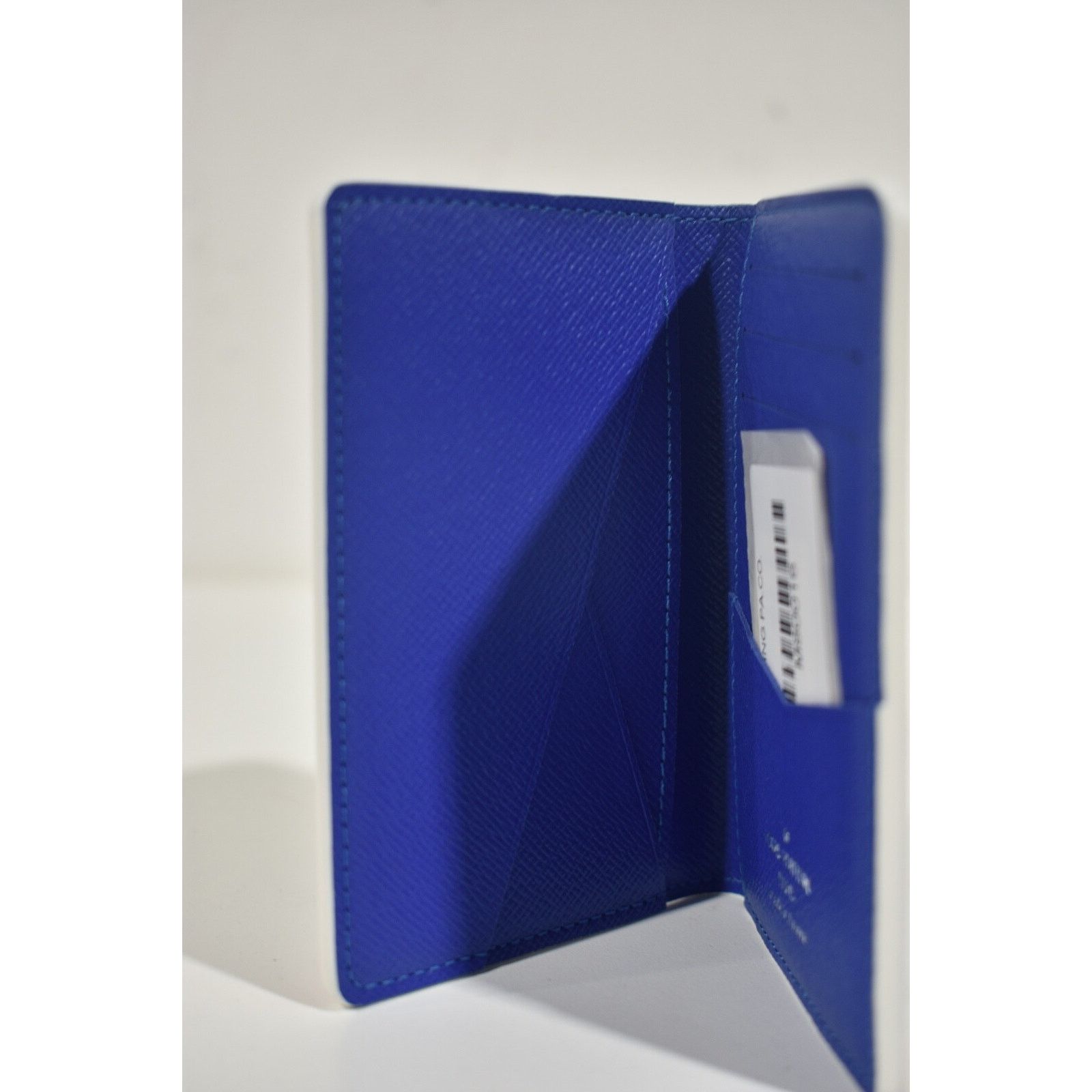 Louis Vuitton Louis Vuitton Blue Monogram Logo Pocket Organizer Wallet Size ONE SIZE - 7 Thumbnail