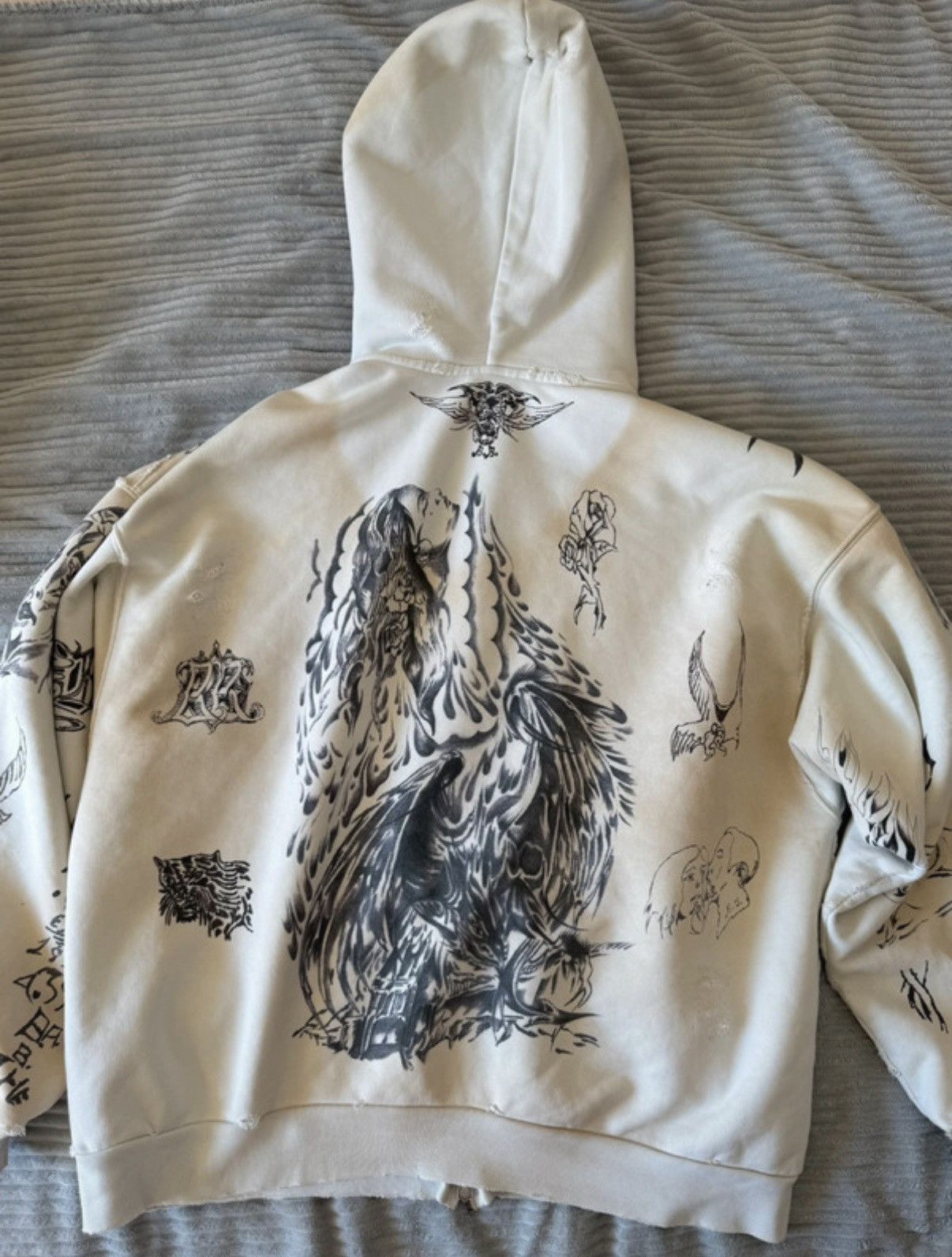 Balenciaga Balenciga tattoo zipup Size US S / EU 44-46 / 1 - 5 Thumbnail