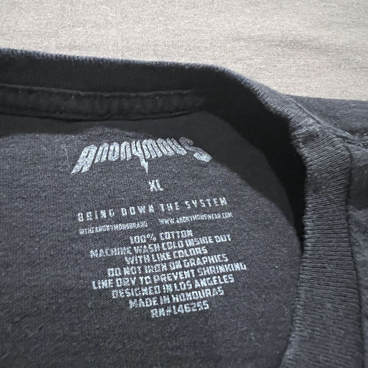 Rap Tees ANONYMOUS TEE graphic streetwear Size US XL / EU 56 / 4 - 3 Thumbnail