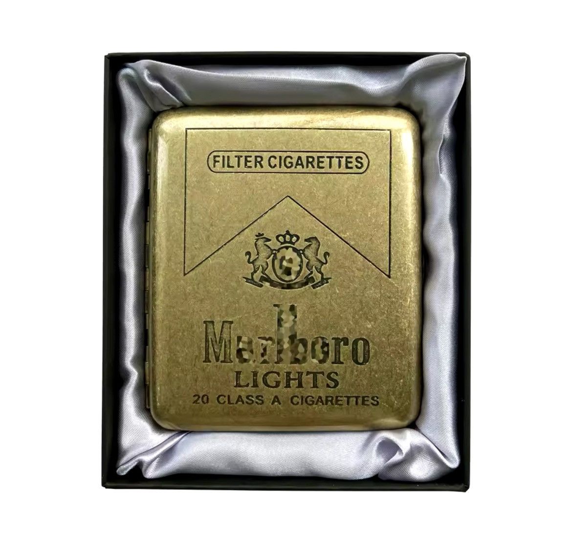 Other Retro Brass Alloy Portable Cigarete Case Size ONE SIZE - 2 Thumbnail