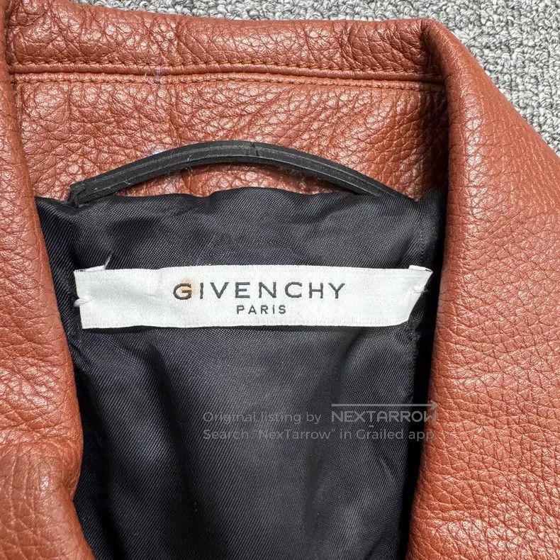 Givenchy Givenchy Leather Collar Patchwork Cotton Jacket Size US XL / EU 56 / 4 - 3 Thumbnail