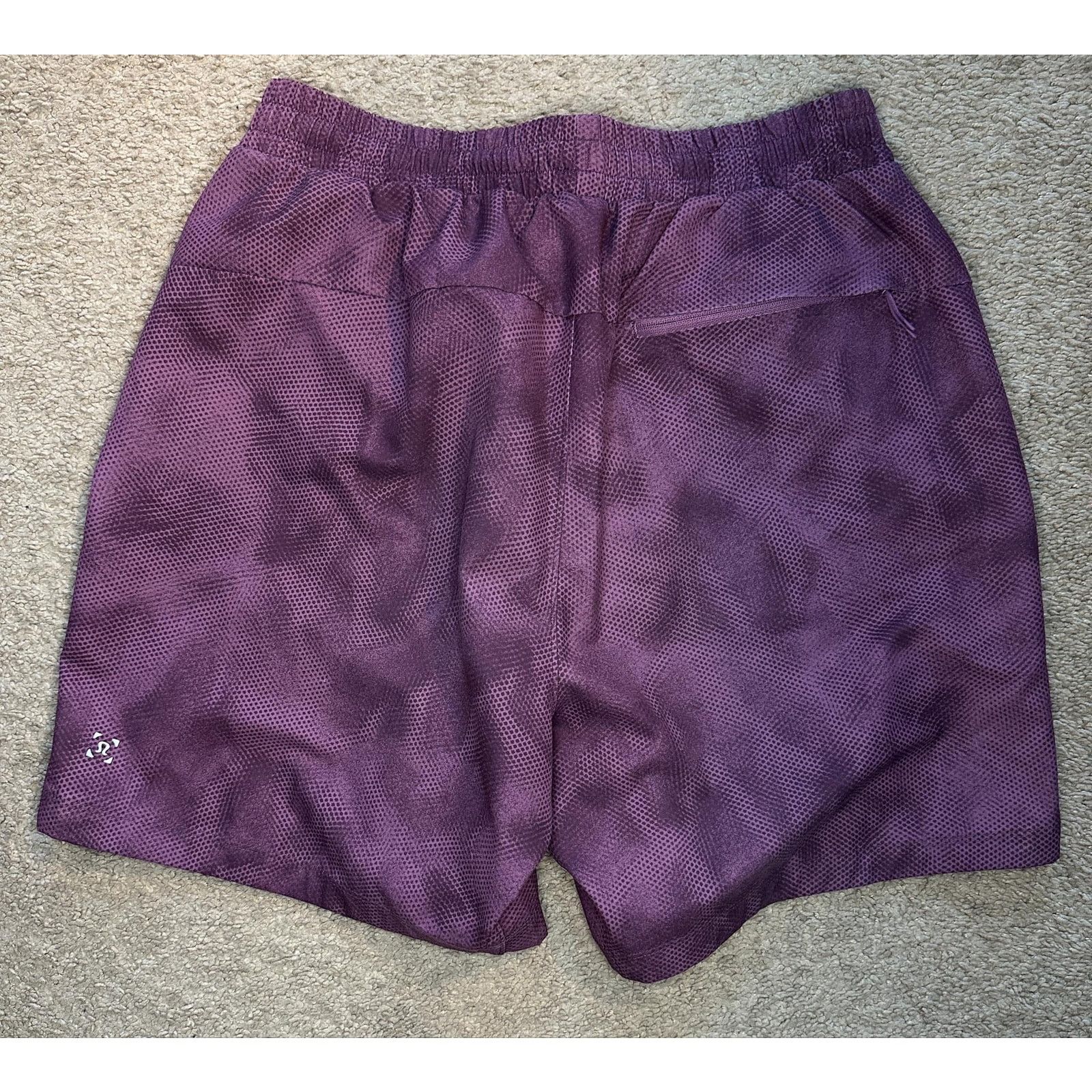 Lululemon Lululemon Channel Cross Swim Short 7" Plum Multi Mens Size M Size US 36 / EU 52 - 6 Thumbnail