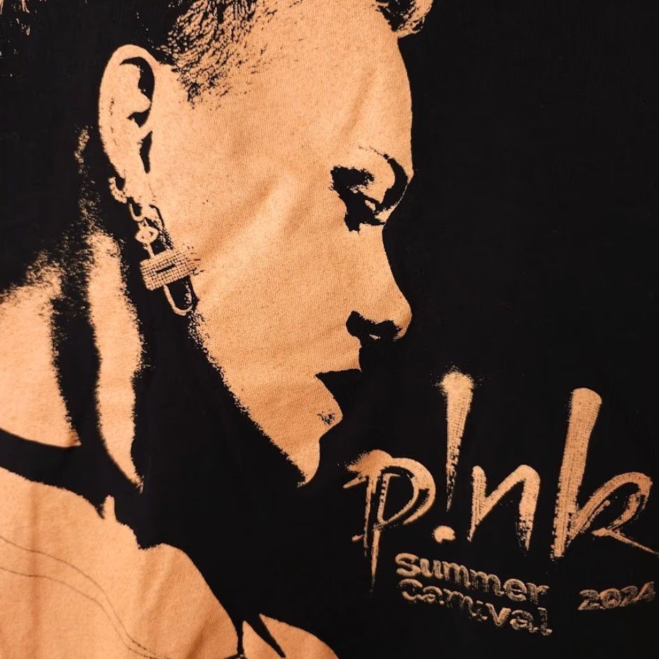 Pinko Pink Concert T Shirt Mens Size Medium Black Summer 2024 Carnival Tour Las Vegas Size US M / EU 48-50 / 2 - 3 Thumbnail