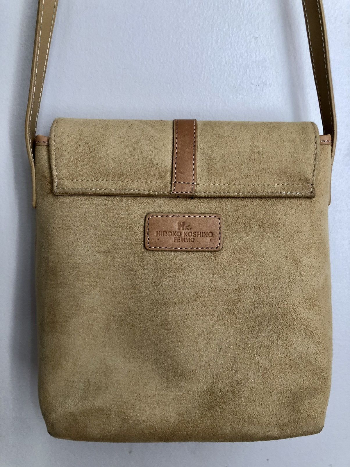 Hiroko Koshino Homme Hiroko Koshino Femme Vintage Suede Shoulder Bag Size ONE SIZE - 2 Thumbnail