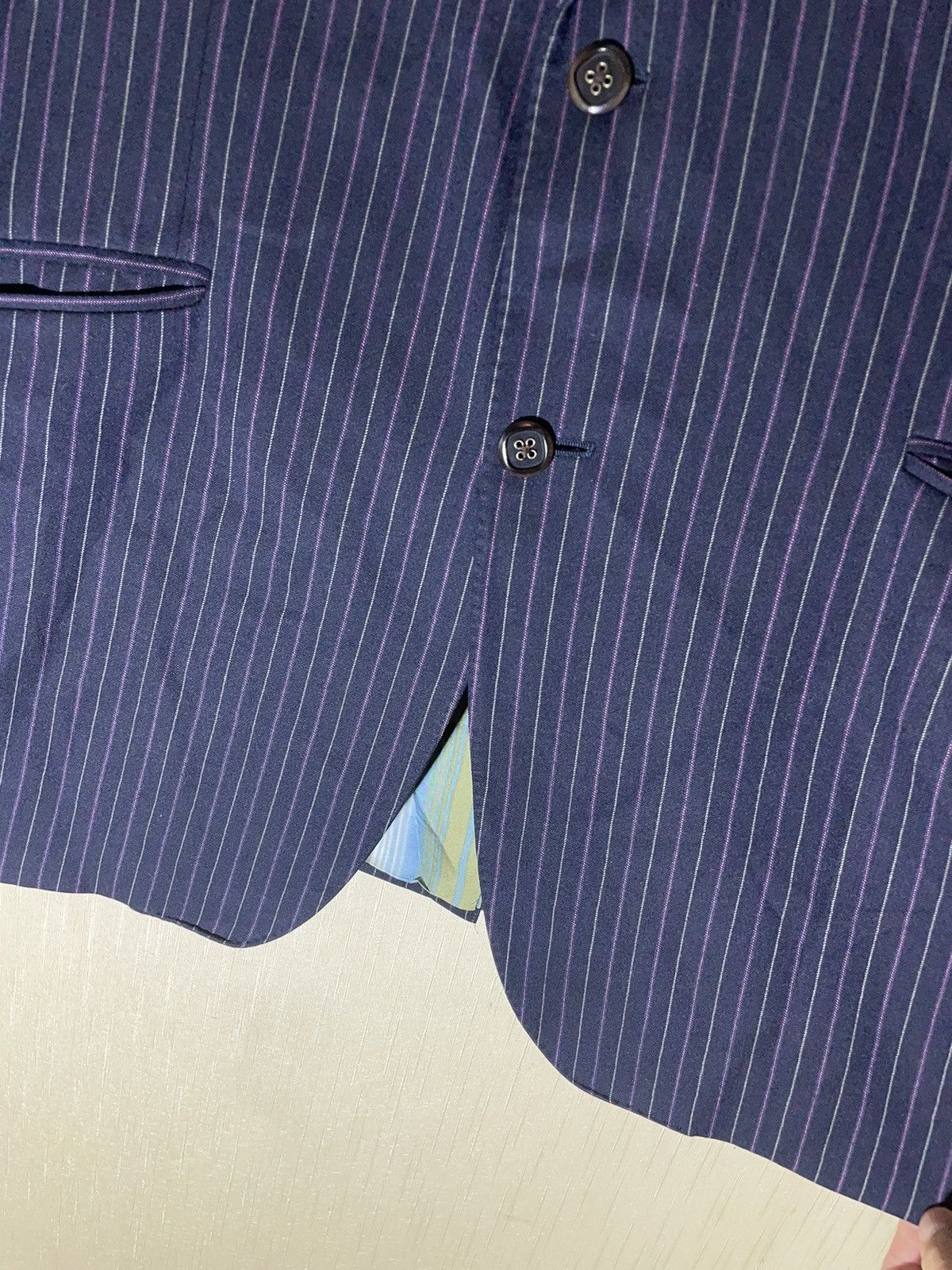 Designer × Etro Etro Vintage Wool Blazer Size 54R - 5 Thumbnail