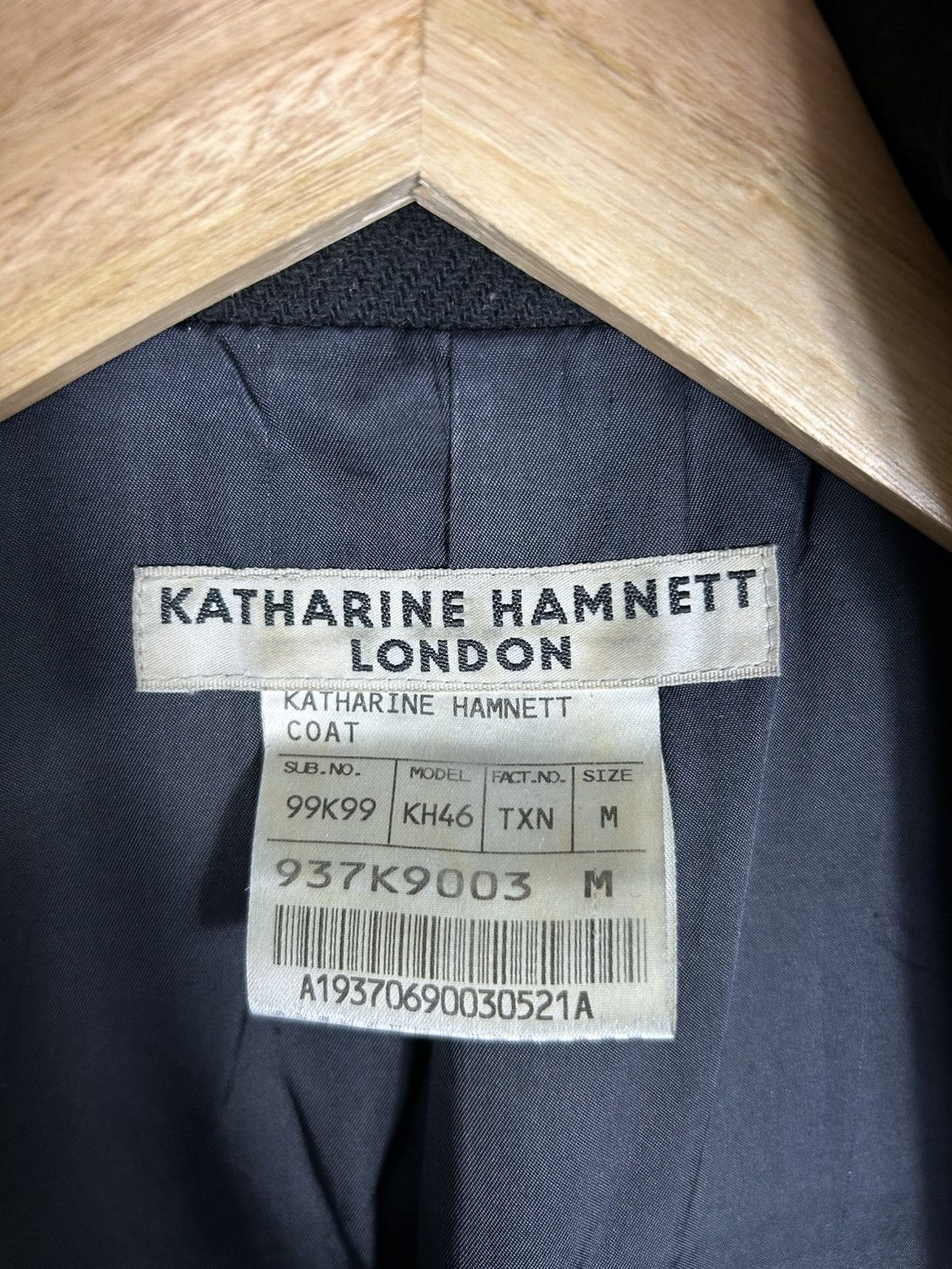 Katharine Hamnett London ⚡️Vintage Katherine Hamnett London Wool Hooded Jacket Size US M / EU 48-50 / 2 - 9 Thumbnail