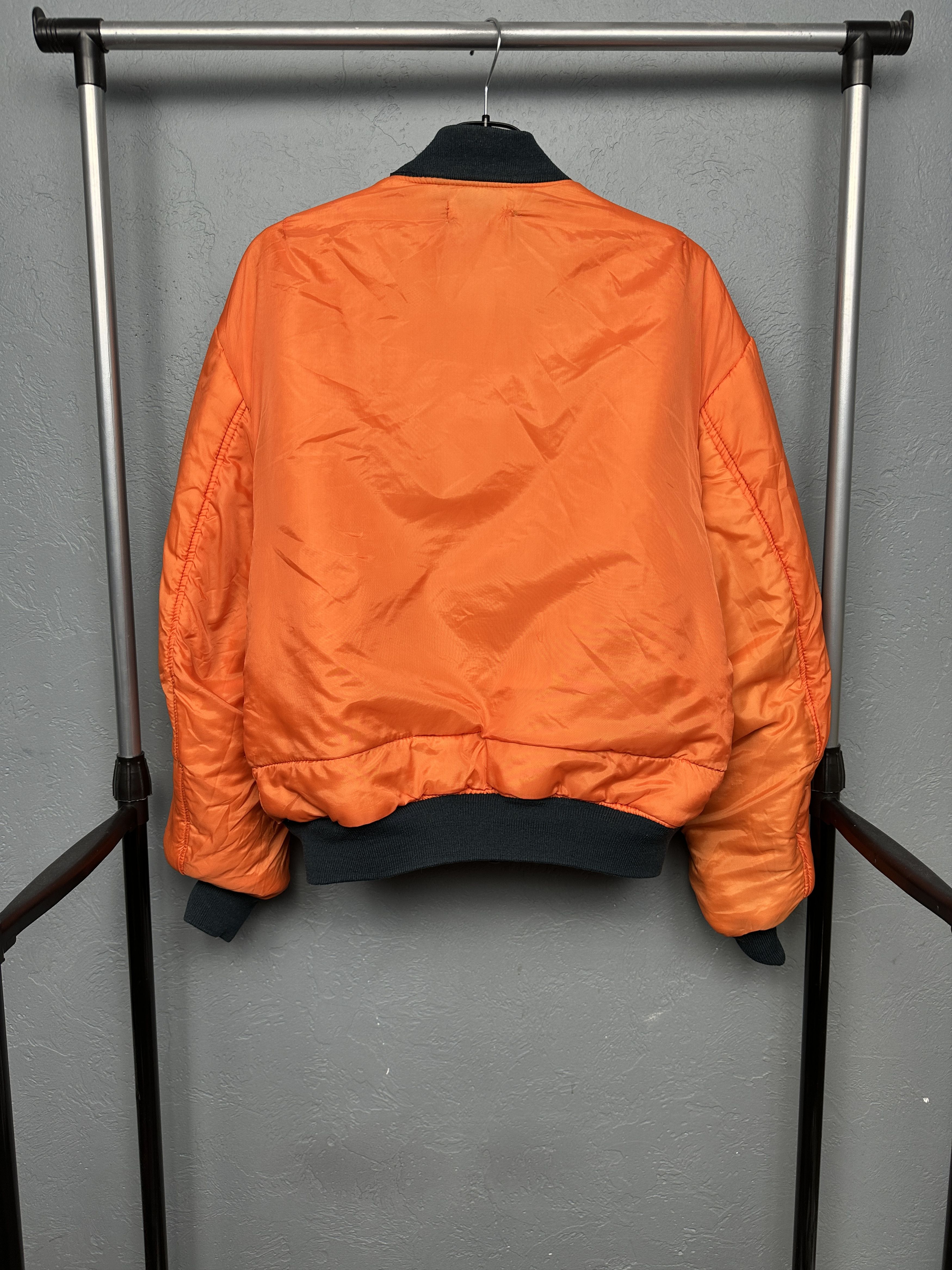 Vintage 90s Vintage MA1 Pilot Nylon Bomber Air Force Jacket Size US XS / EU 42 / 0 - 13 Thumbnail