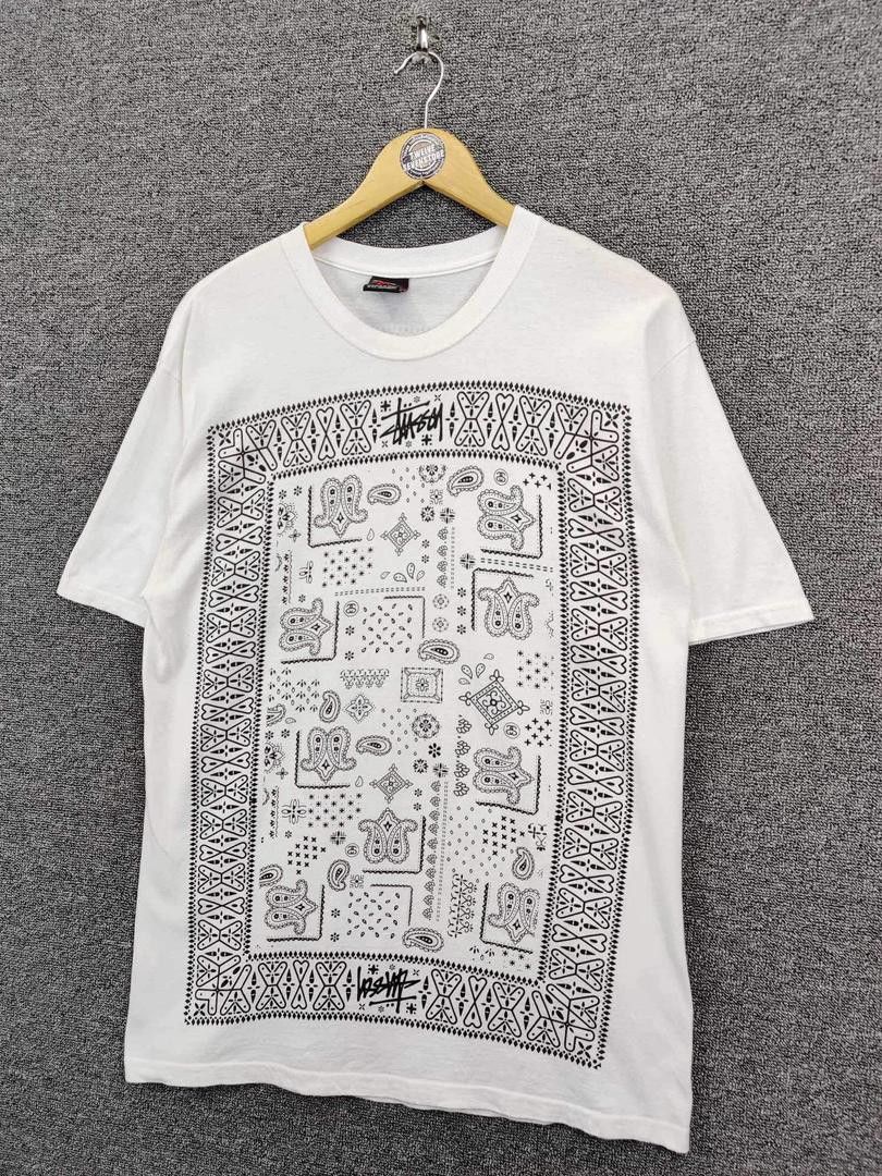 Stussy Vintage Stussy Bandana Paisley Ovp Tee Tshirt Size US M / EU 48-50 / 2 - 2 Thumbnail