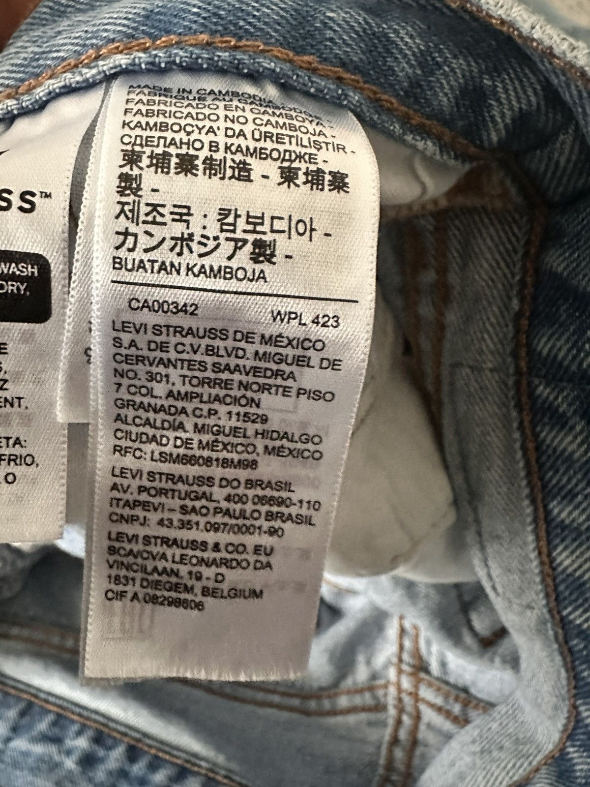 Levi's Levi’s 501 Premium Distressed Straight-Leg Jeans – W29 L32 Size 29" - 6 Thumbnail